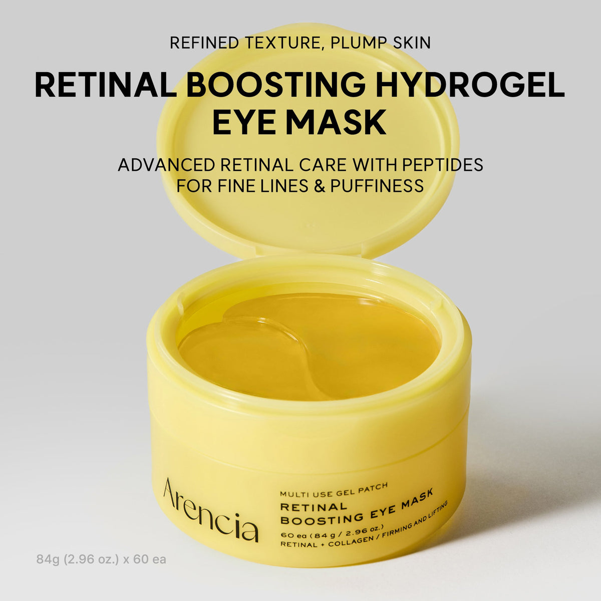 Arencia Retinal Boosting Eye Mask 60 Patches – Produktverpackung
