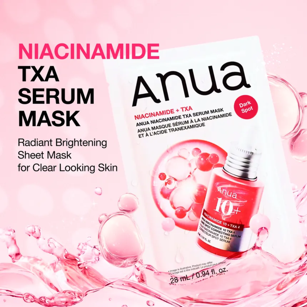 Anua Niacinamide TXA Serum Mask 1 Stück