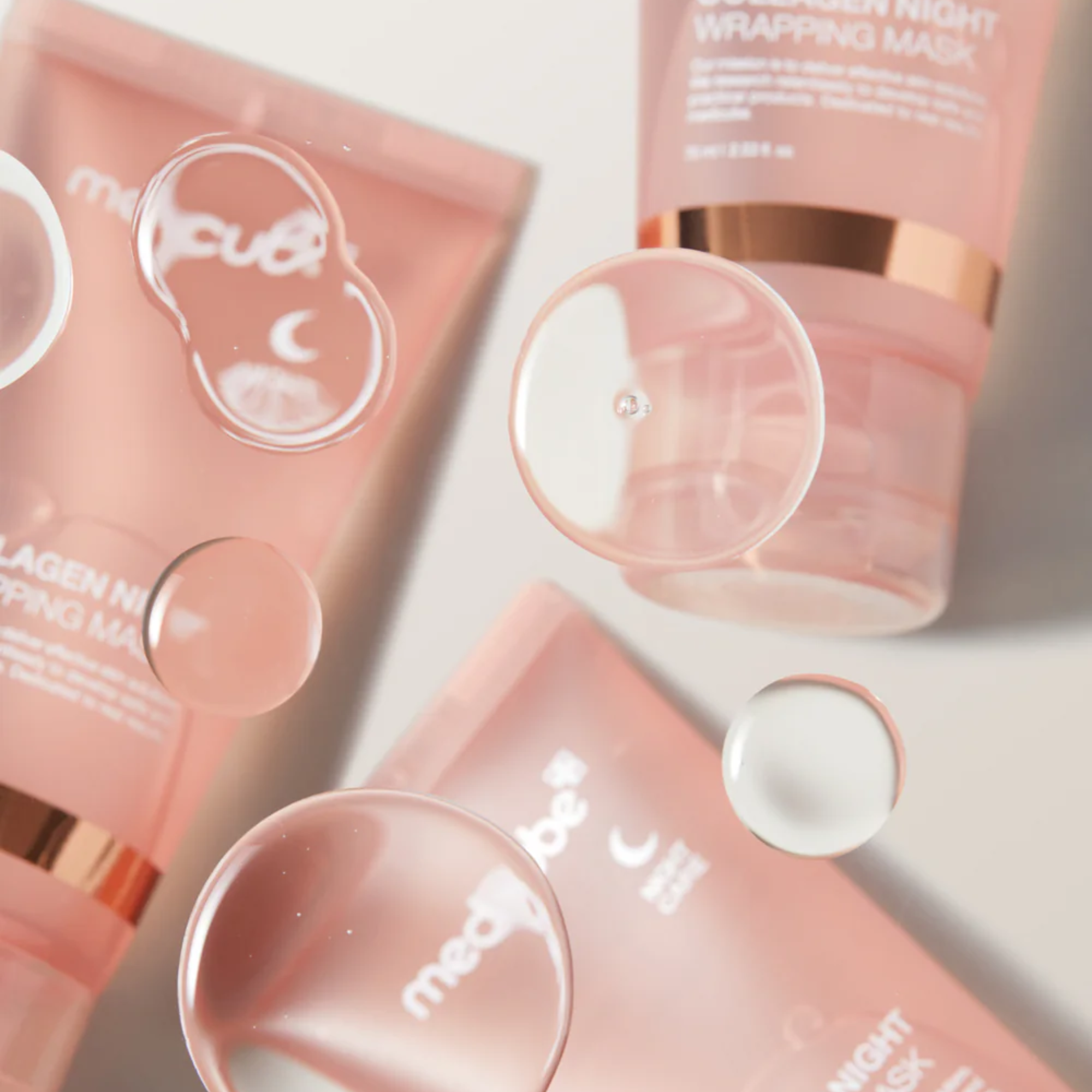 Medicube Age-R Booster Pro Pink + Collagen Night Wrapping Mask