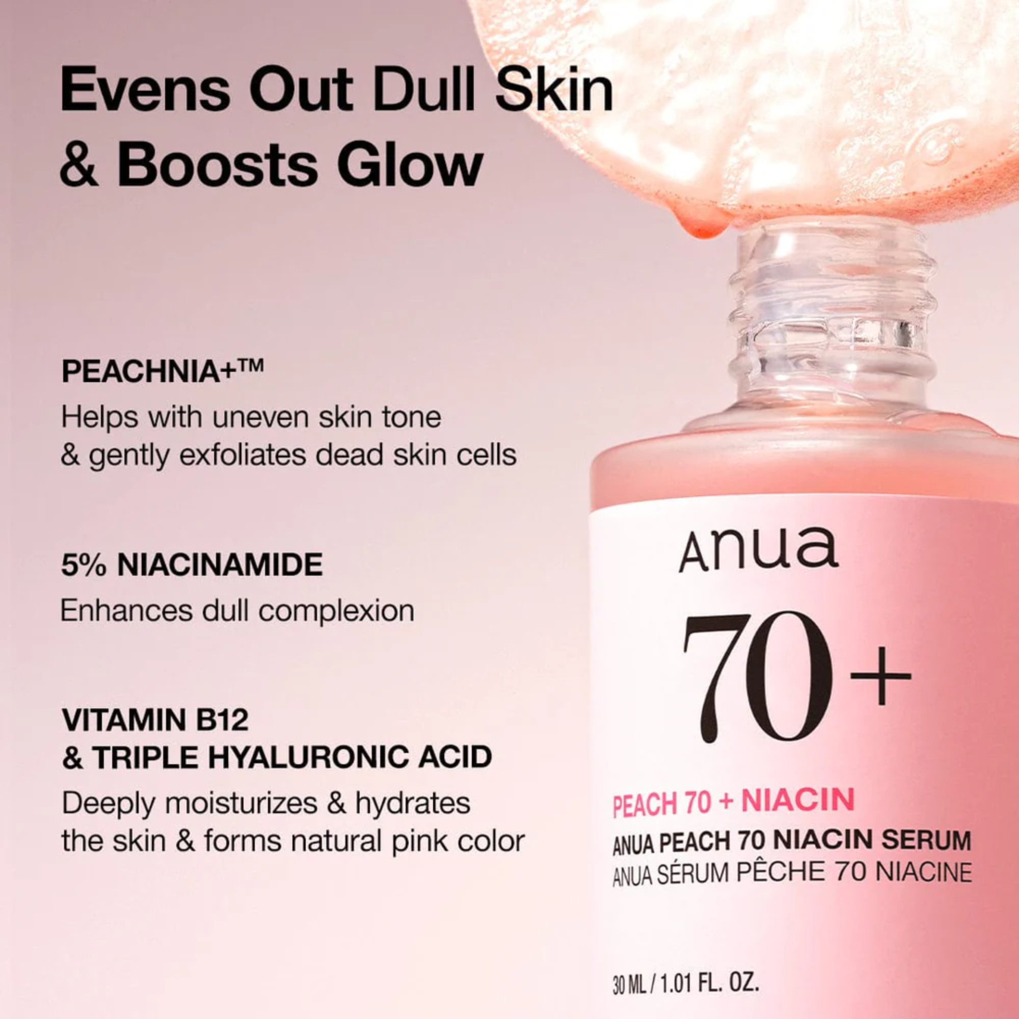 Anua Peach 70% Niacin Serum