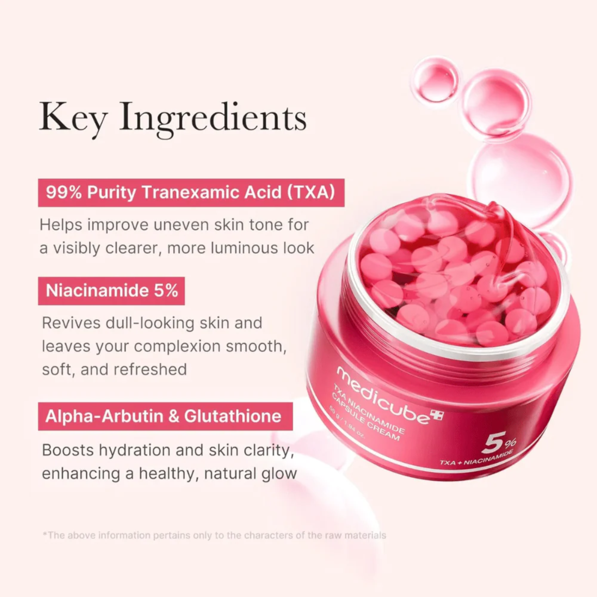 medicube TXA Niacinamide Capsule Cream