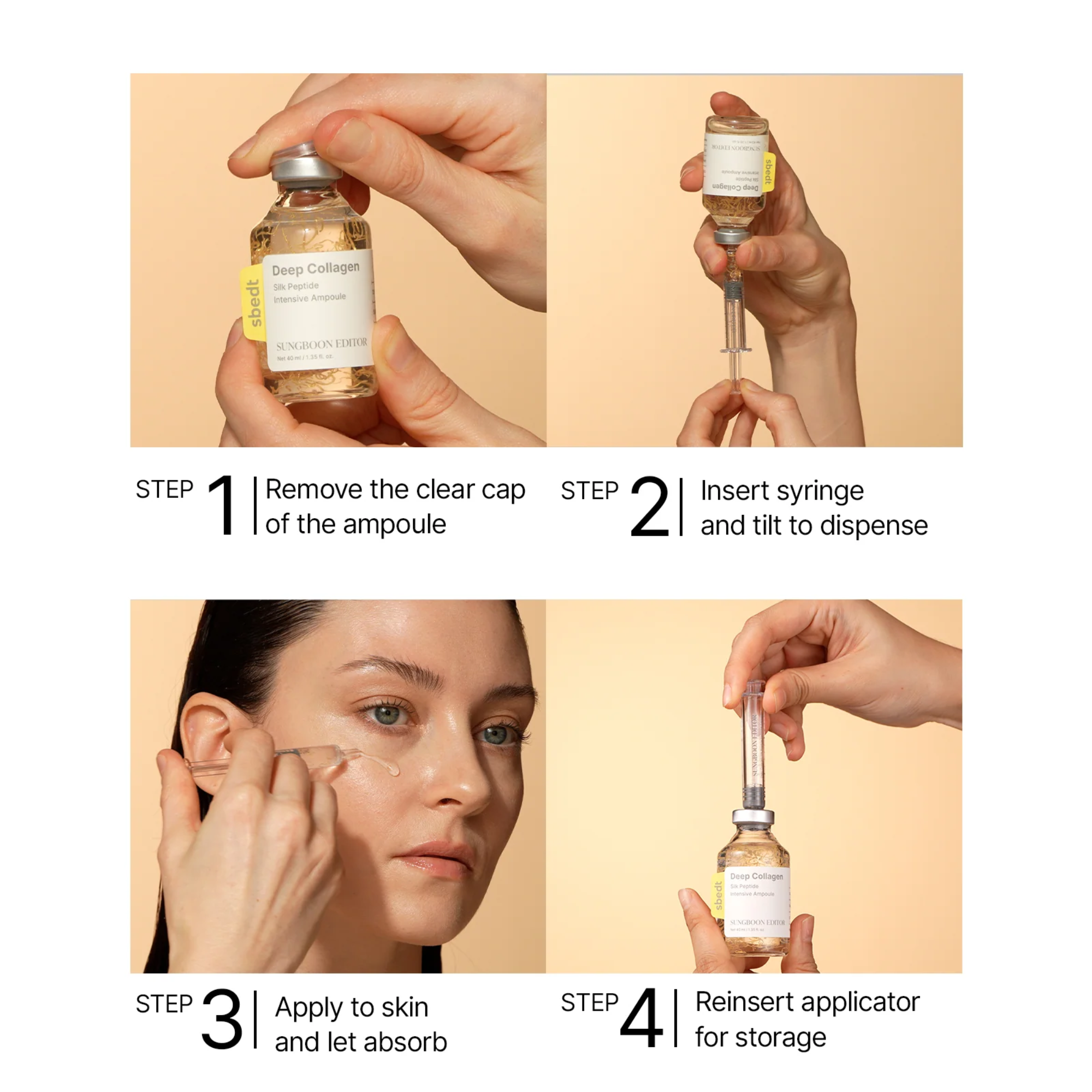 Sungboon Editor Deep Collagen Silk Peptide Ampoule 40ml