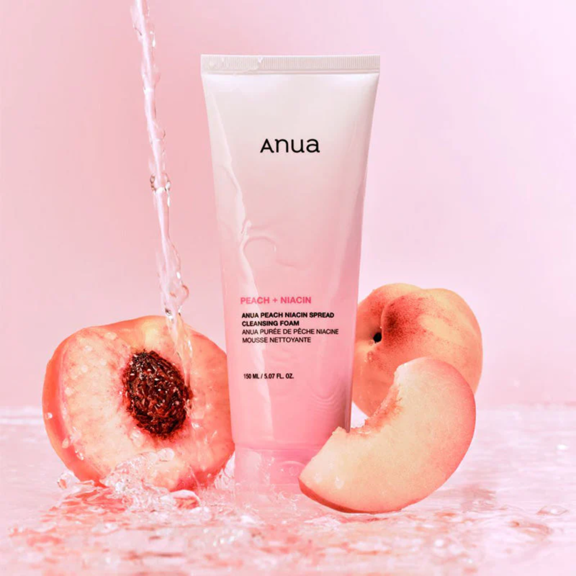 Anua Peach Niacin Spread Cleansing Foam