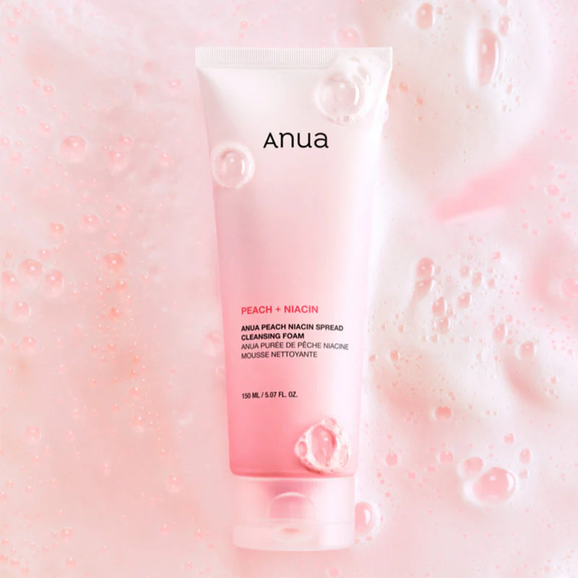 Anua Peach Niacin Spread Cleansing Foam