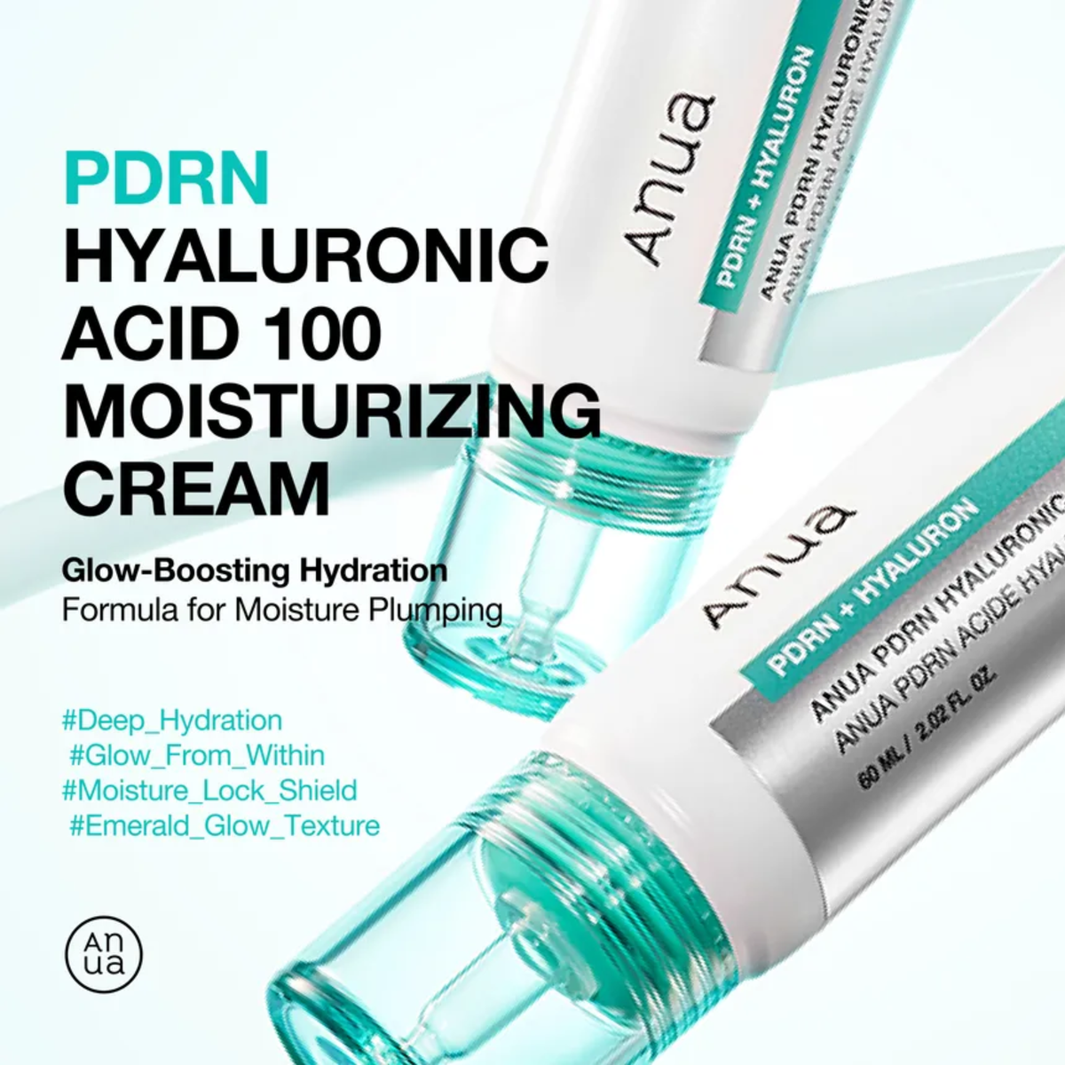 Anua PDRN Hyaluronic Acid 100 Moisturising Cream 60ml