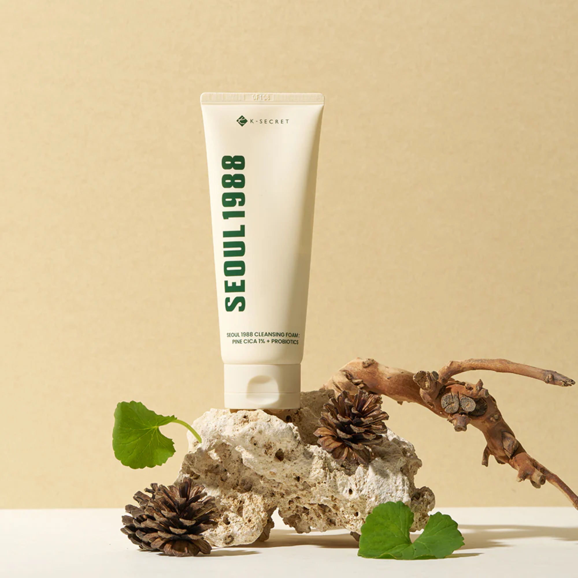 K-SECRET - SEOUL 1988 Cleansing Foam : Pine Cica 1% + Probiotics
