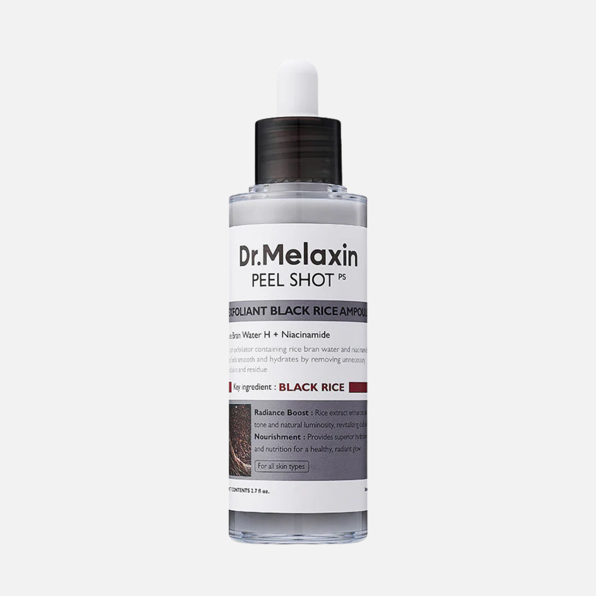 Dr. Melaxin Peel Shot Exfoliating Black Rice Ampoule 80ml