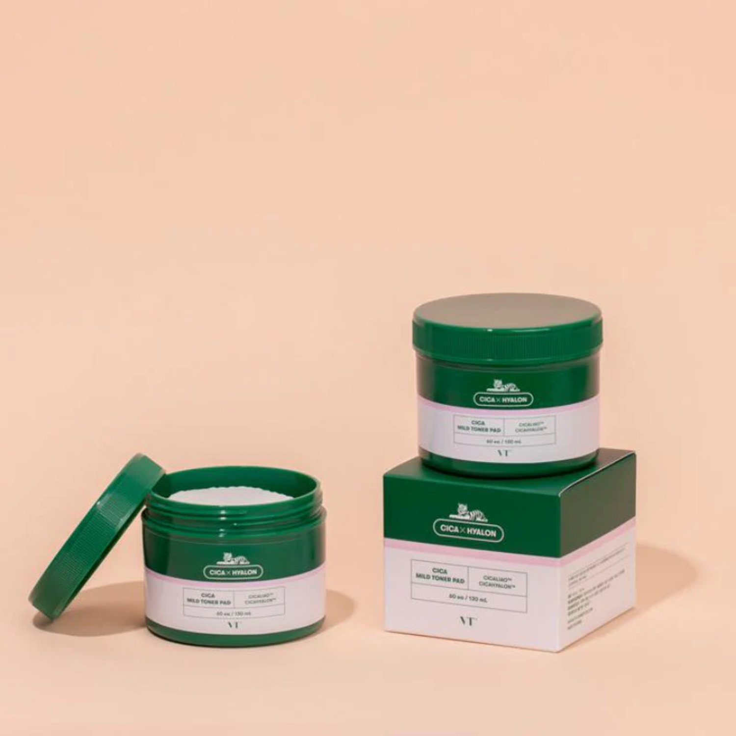 VT Cosmetics Cica Mild Toner Pad 60 Stück
