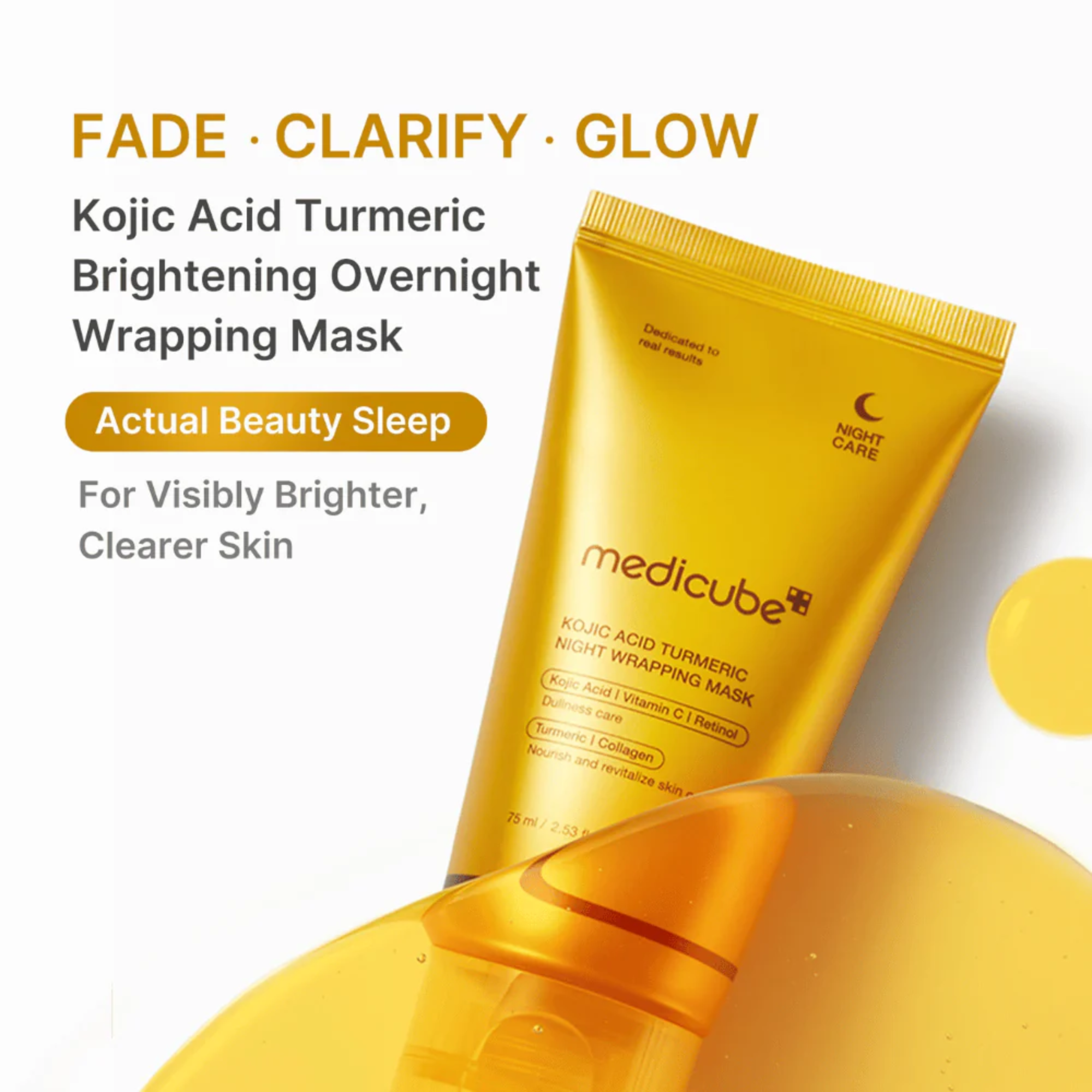 medicube Kojic Acid Turmeric Overnight Wrapping Mask