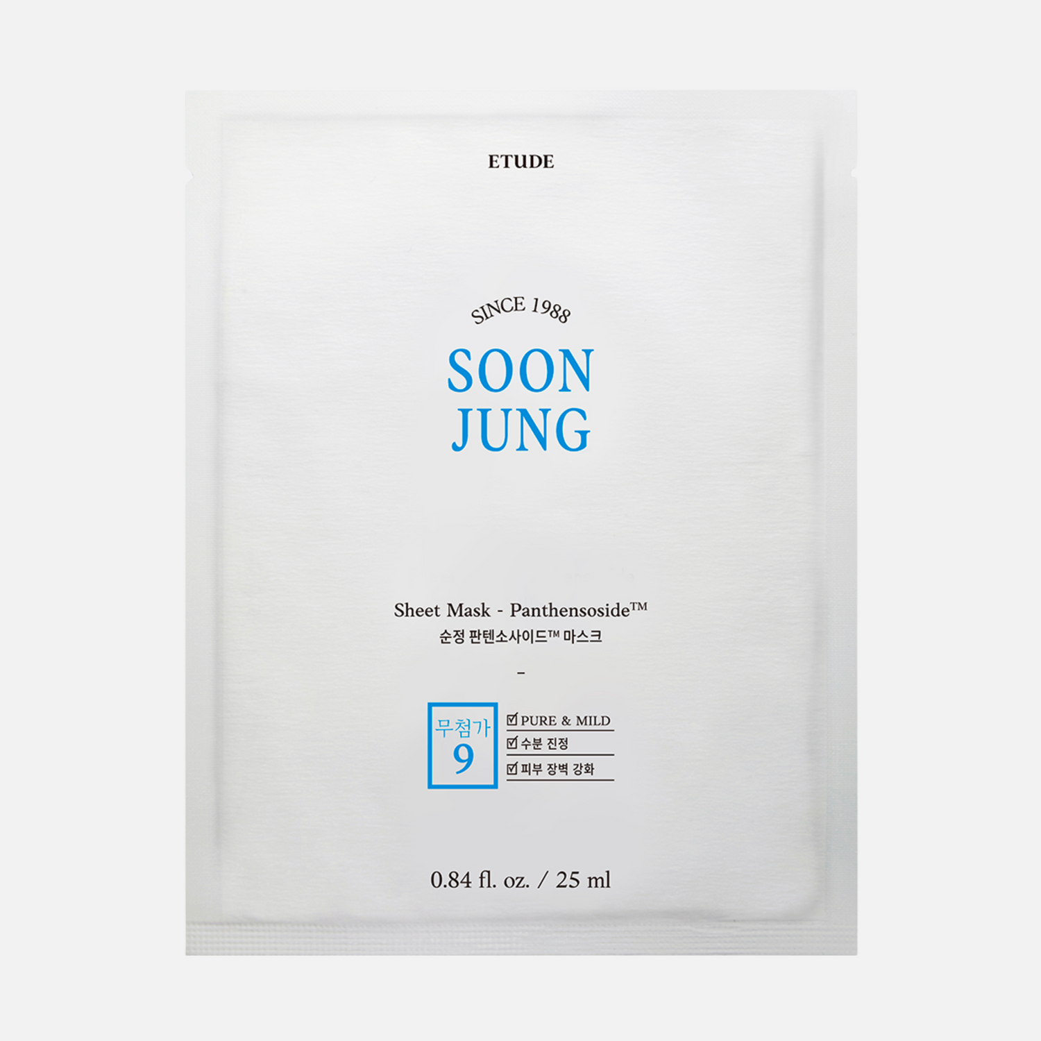 ETUDE Soon Jung Sheet Panthensoside Sheet Mask