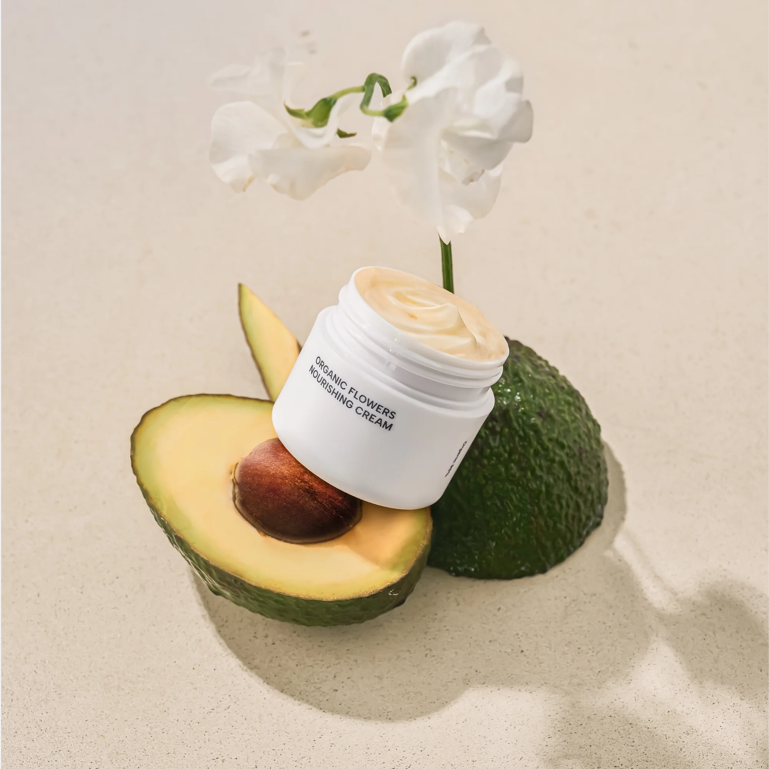 WHAMISA Organic Flowers Nourishing Cream