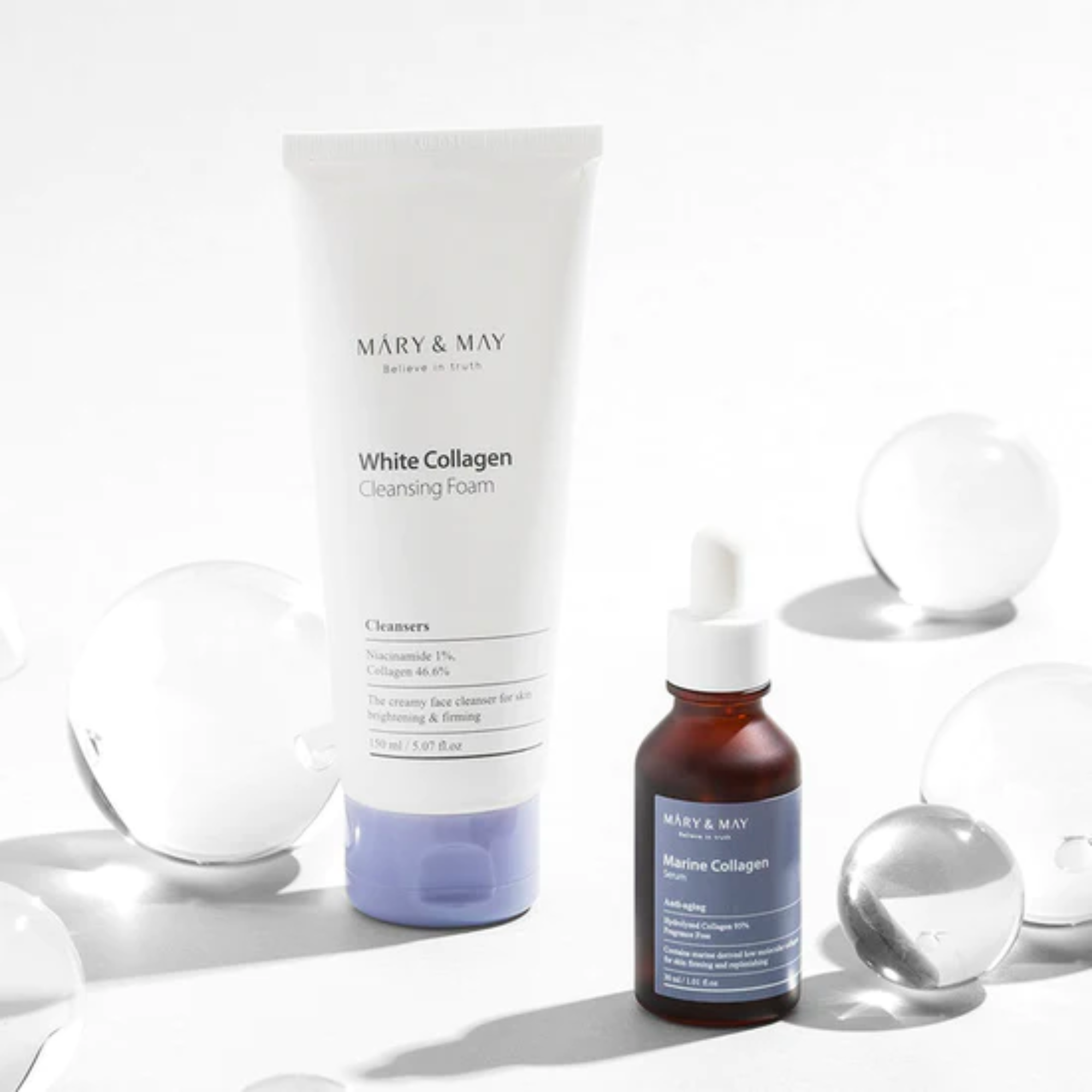 Mary & May White Collagen Cleansing Foam