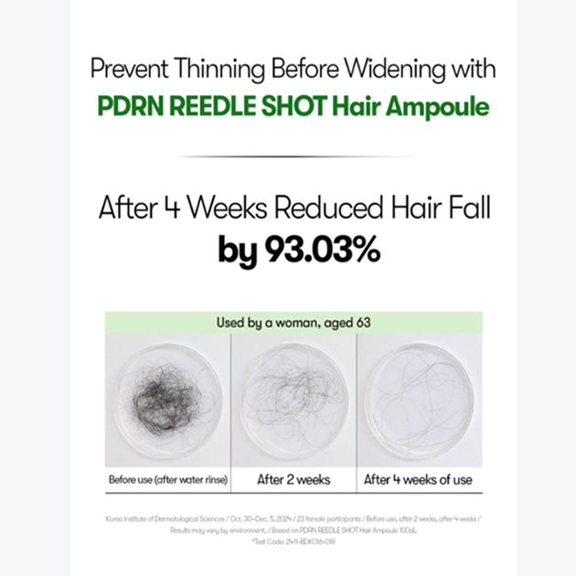 VT Cosmetics PDRN Reedle Shot Hair Ampoule 300dL