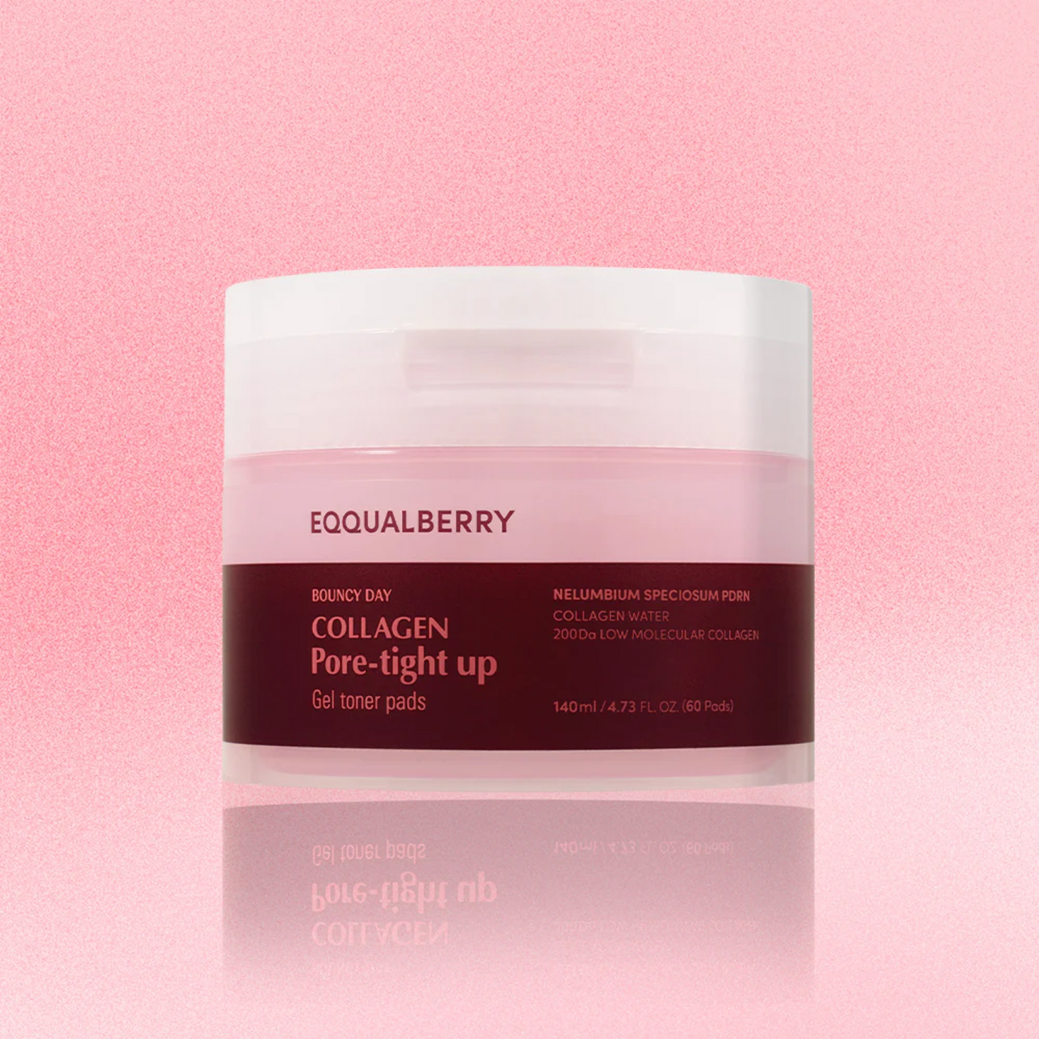 EQQUALBERRY - Collagen Pore Tight Up Gel Toner Pad