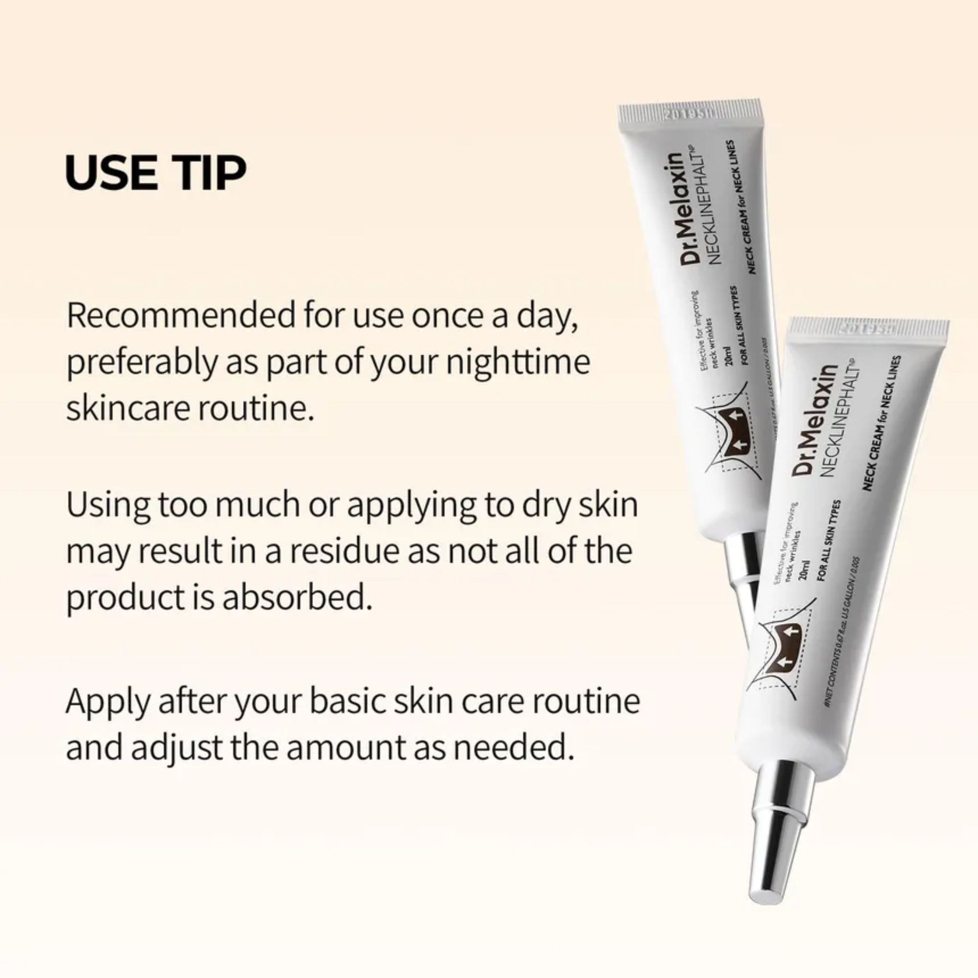 Dr.Melaxin Necklinephalt Neck Cream - Halscreme