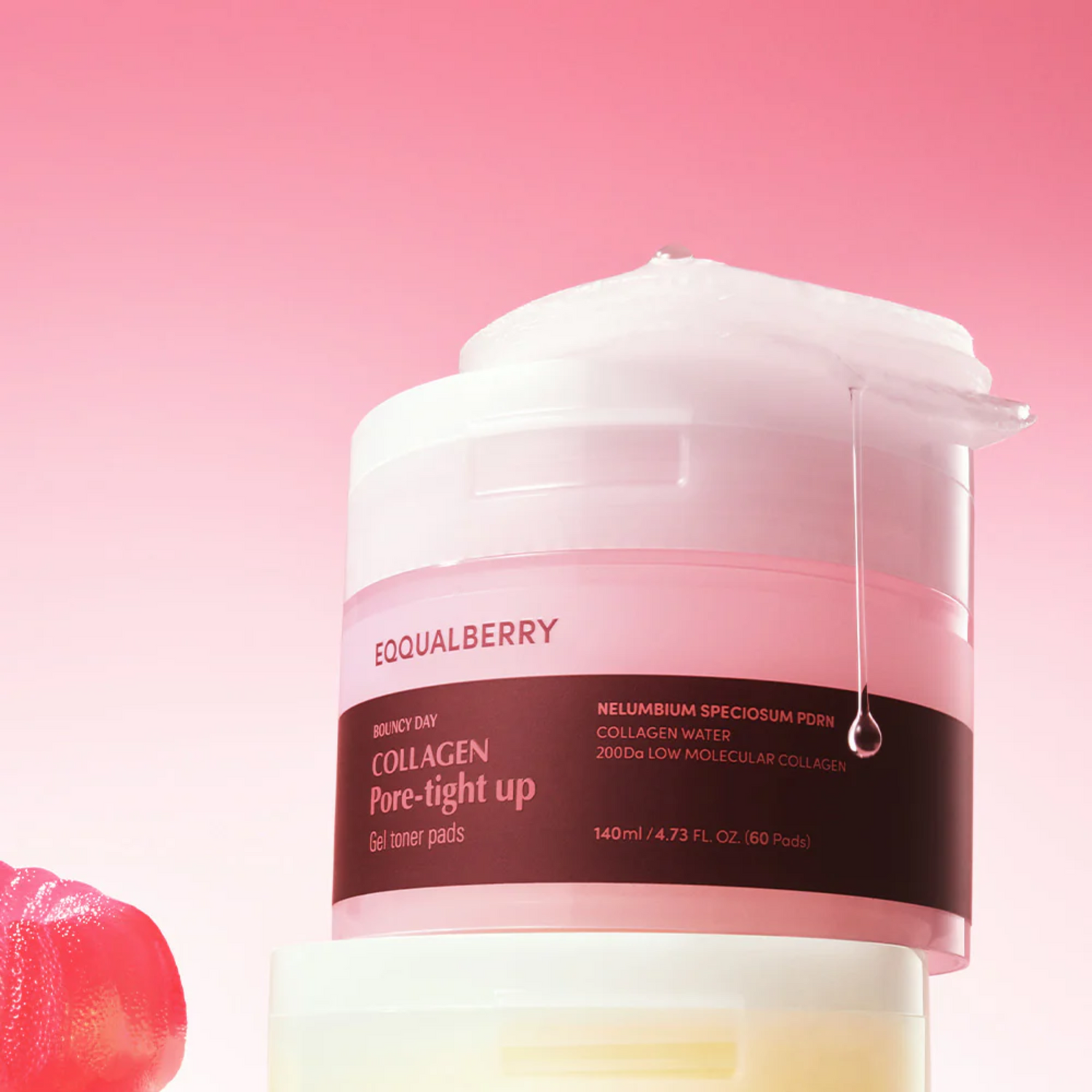 EQQUALBERRY - Collagen Pore Tight Up Gel Toner Pad