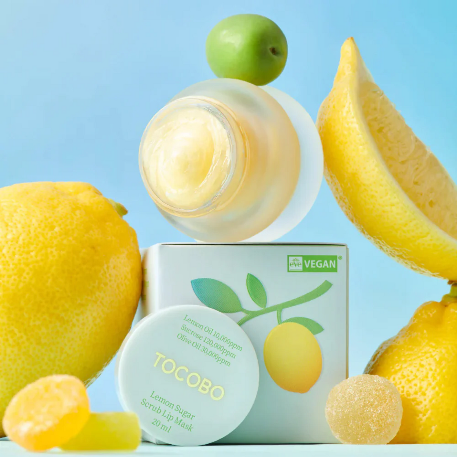 Tocobo Lemon Sugar Scrub Lip Mask