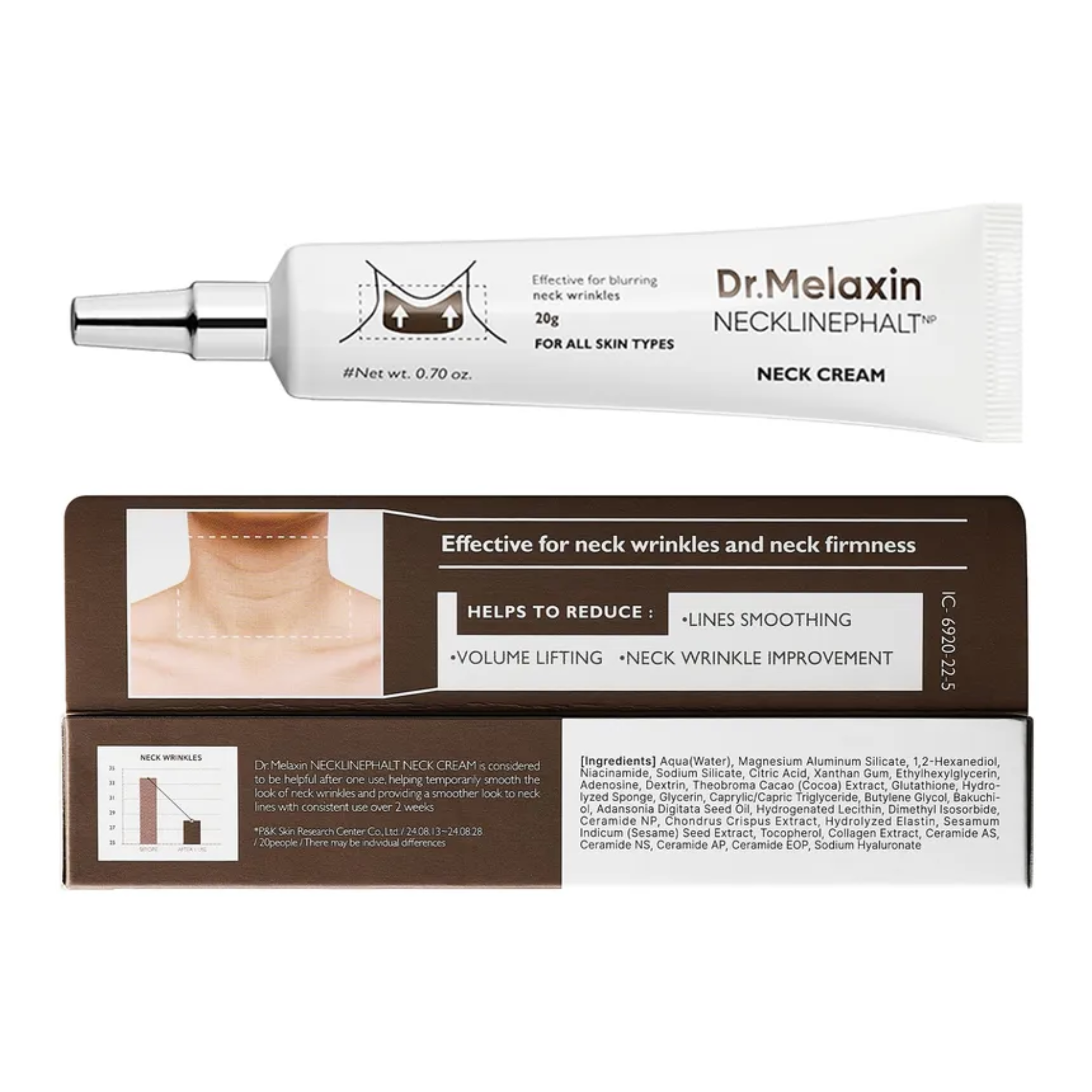Dr.Melaxin Necklinephalt Neck Cream - Halscreme