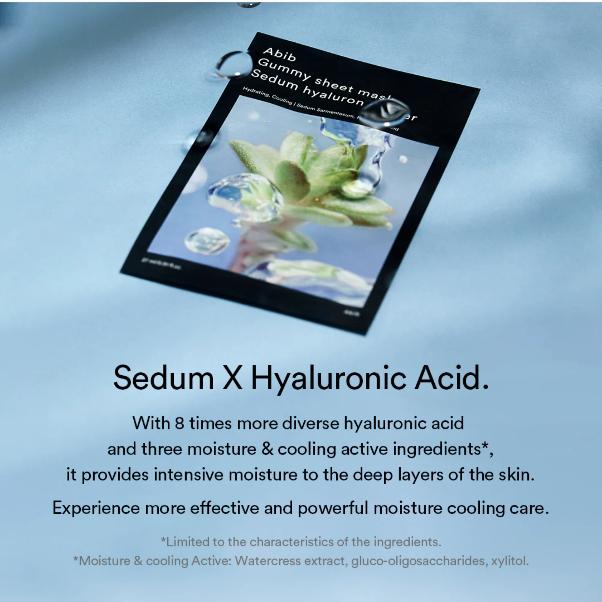 Abib Gummy Sheet Mask Sedum Hyaluron Sticker