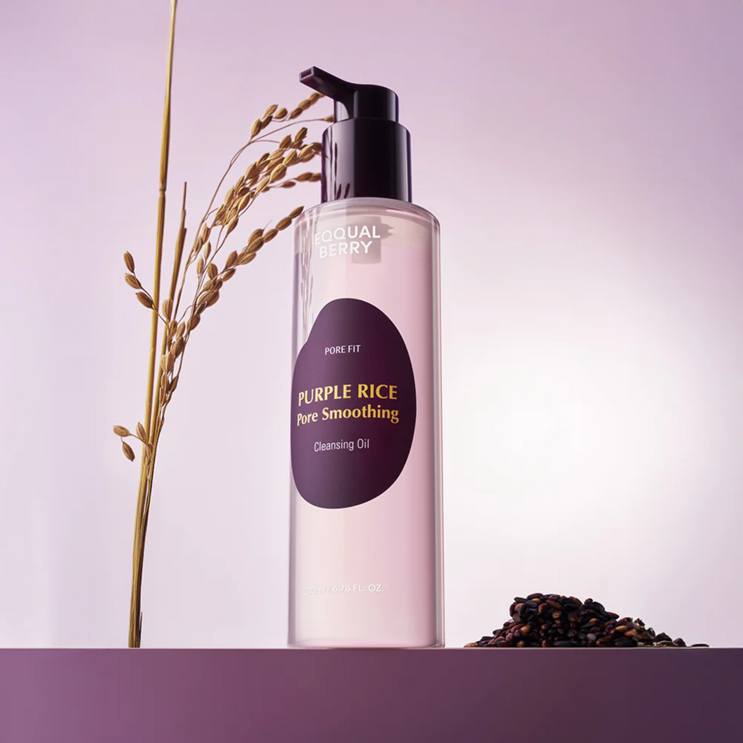EQQUALBERRY Purple Rice Cleansing Oil
