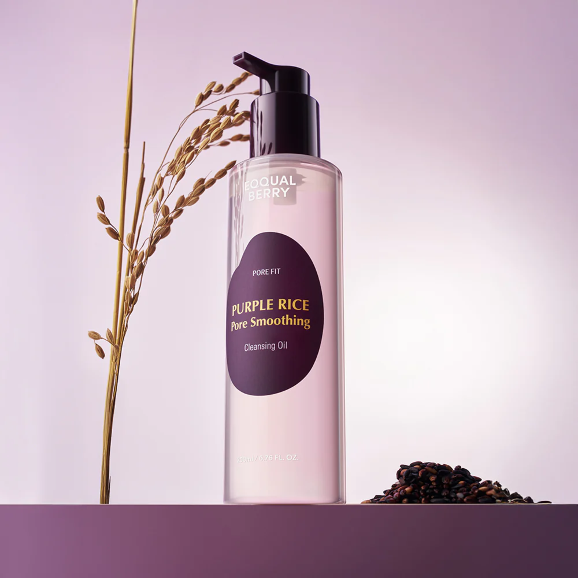 EQQUALBERRY Purple Rice Cleansing Oil