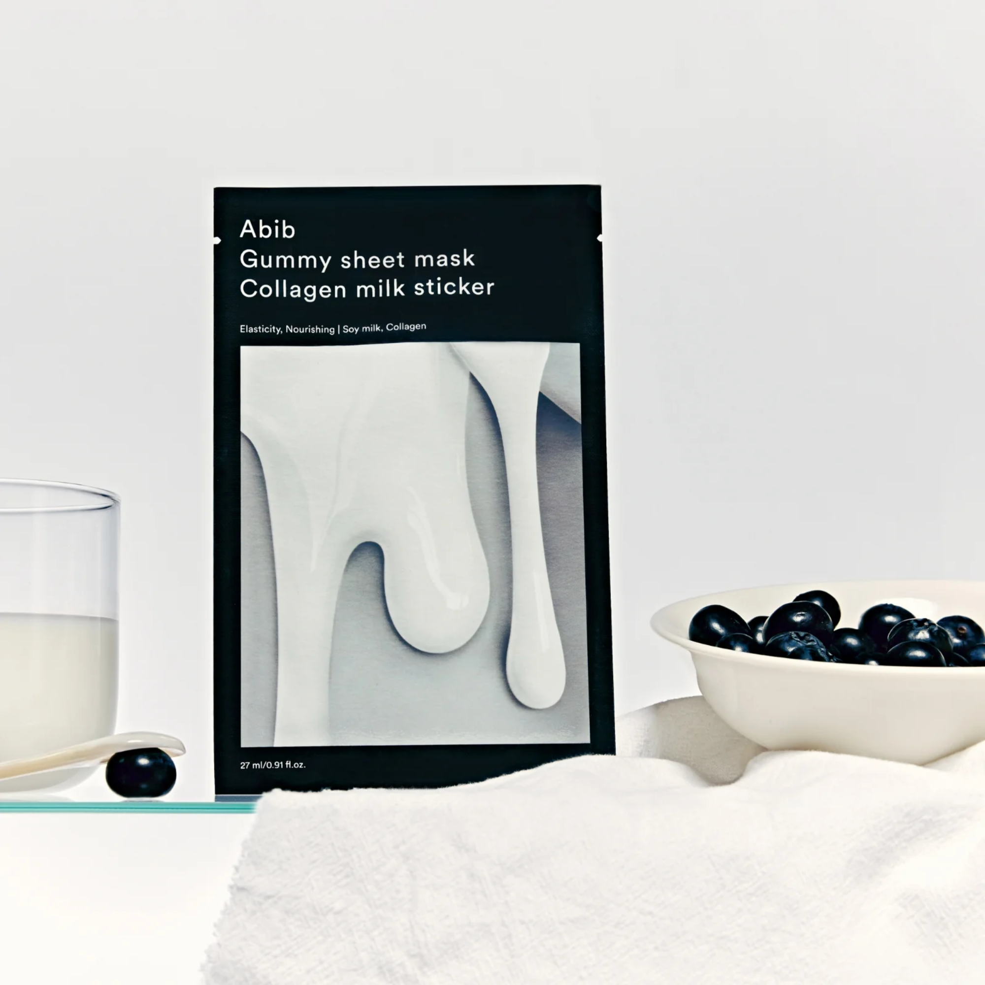 Abib Gummy sheet mask Collagen milk sticker