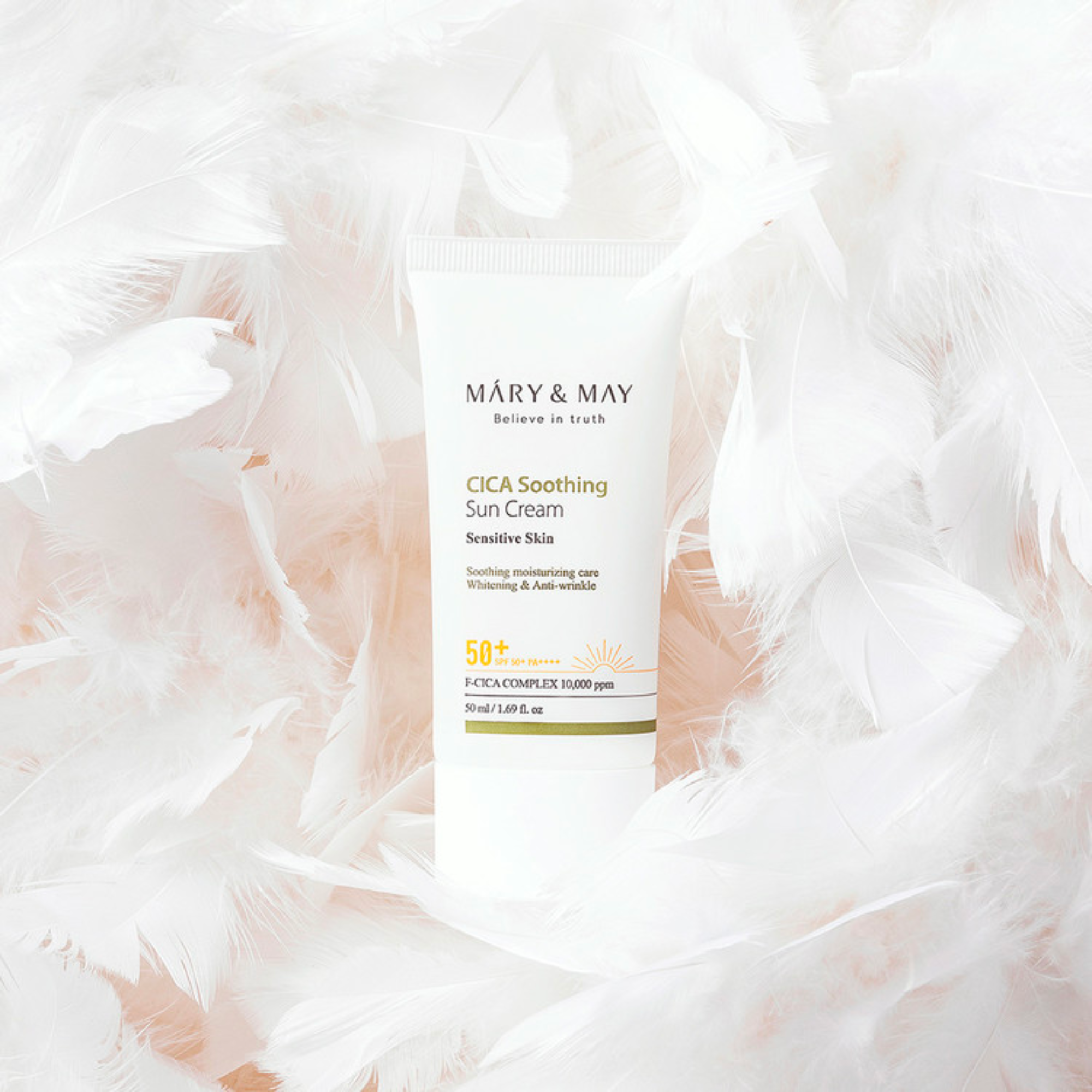 Mary & May CICA Soothing Sun Cream SPF50+ PA++++