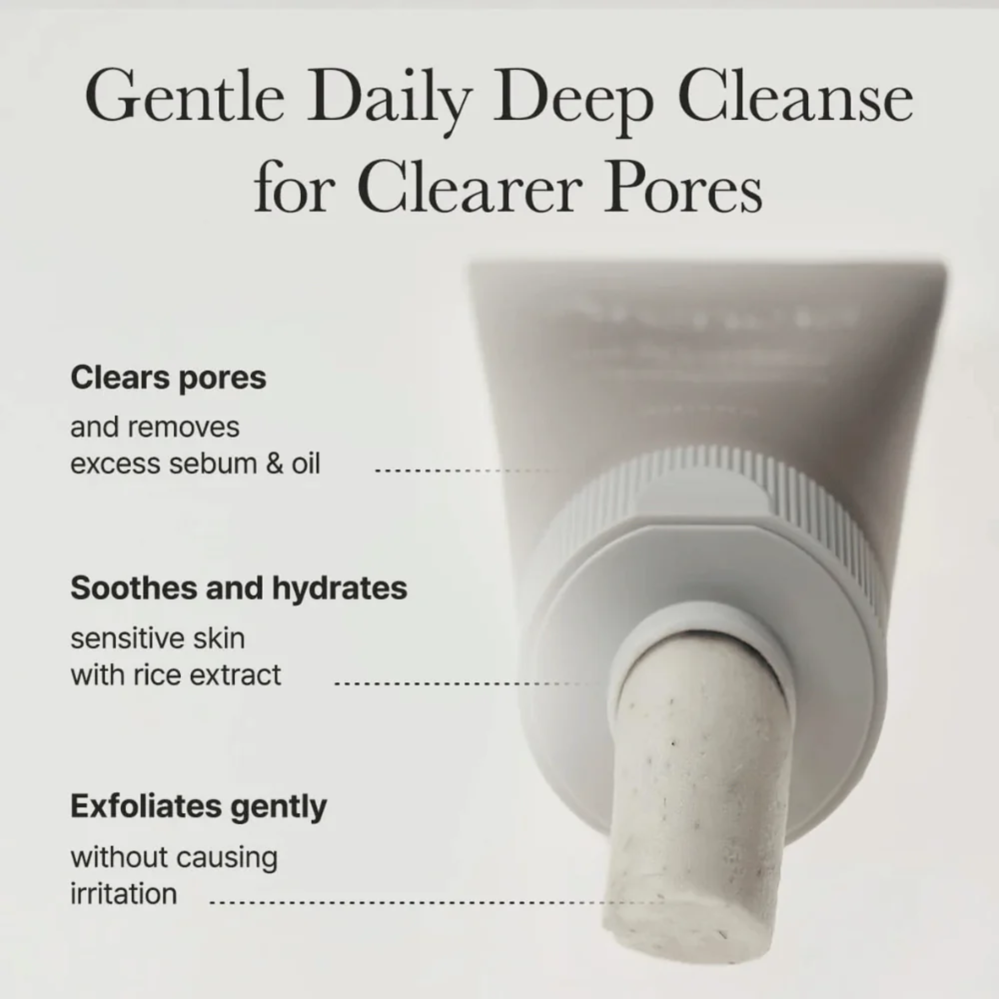 Arencia Rice + LHA Pore Control Rice Cake Cleanser 150g