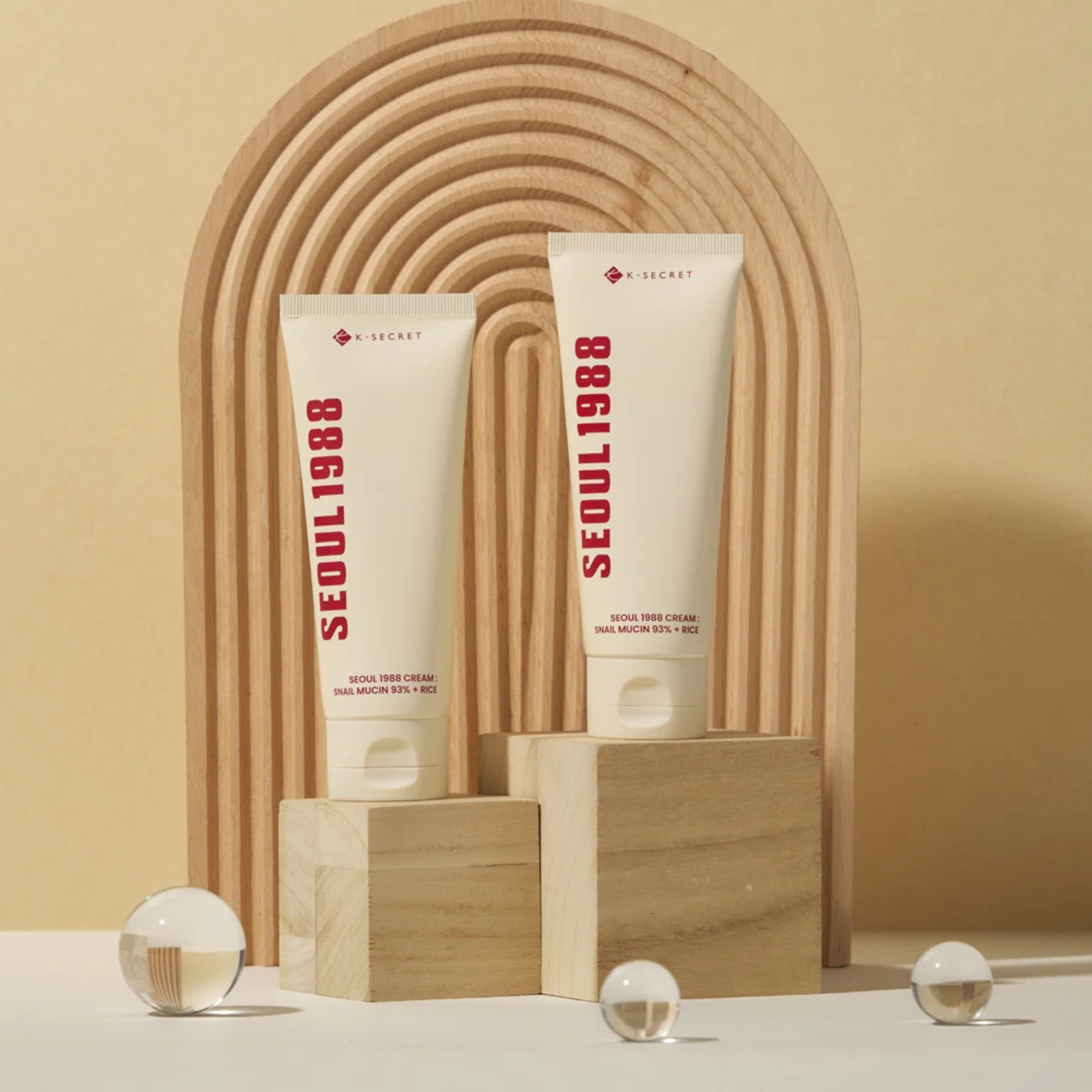 K-SECRET - SEOUL 1988 Cream : Snail Mucin 93% + Rice