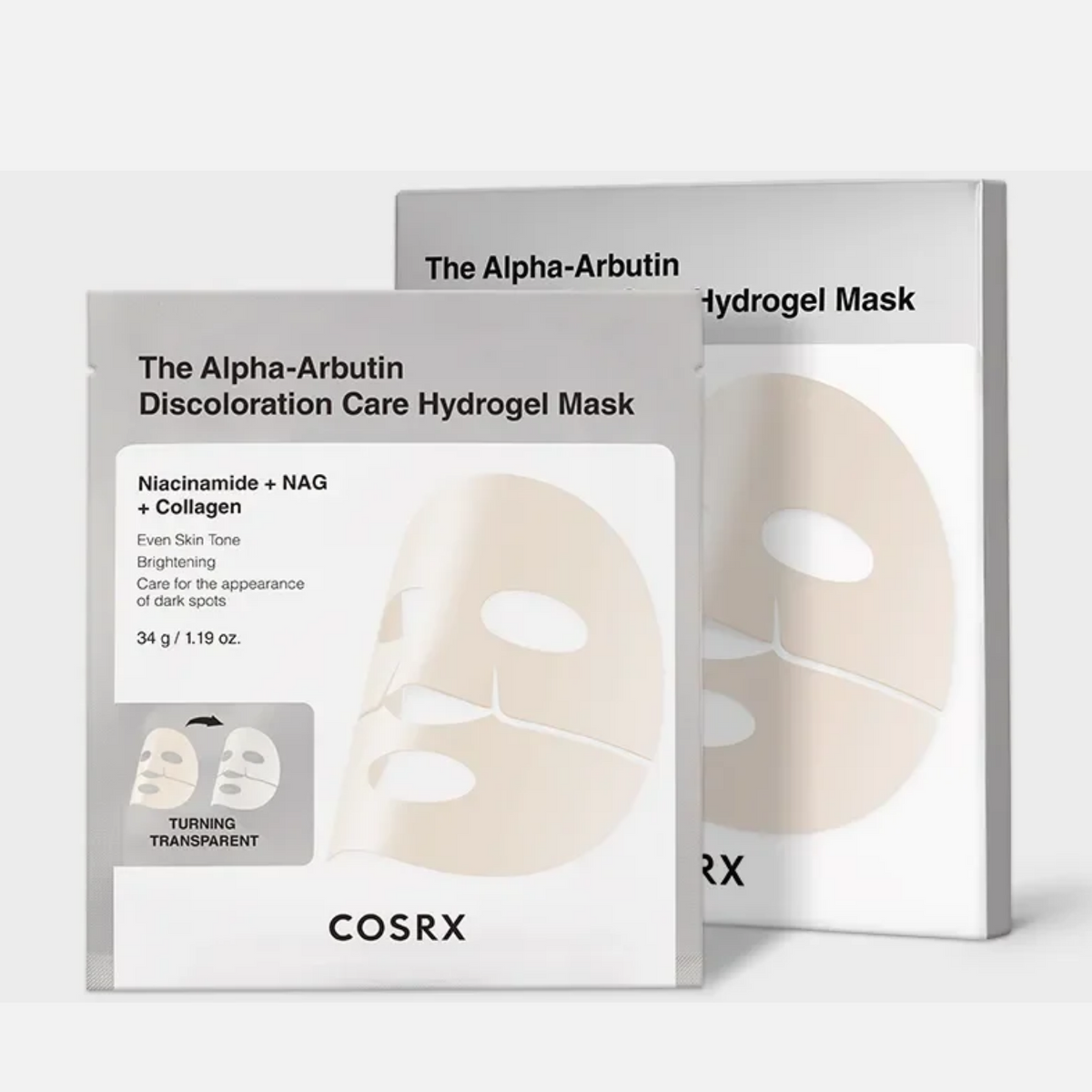 Cosrx The Alpha-Arbutin Discoloration Care Hydrogel Mask 3 Stück