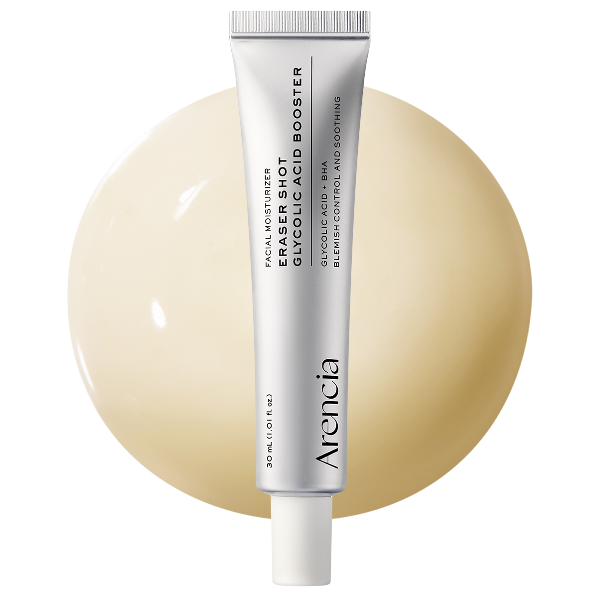 Arencia Eraser Shot Glycolic Acid Booster 30ml – Flasche mit englischer Beschriftung