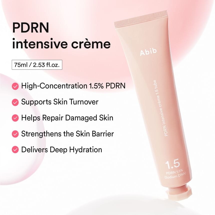 Abib PDRN Intensive Crème 1.5 Tube 75ml – Eigenschaften der PDRN-Creme