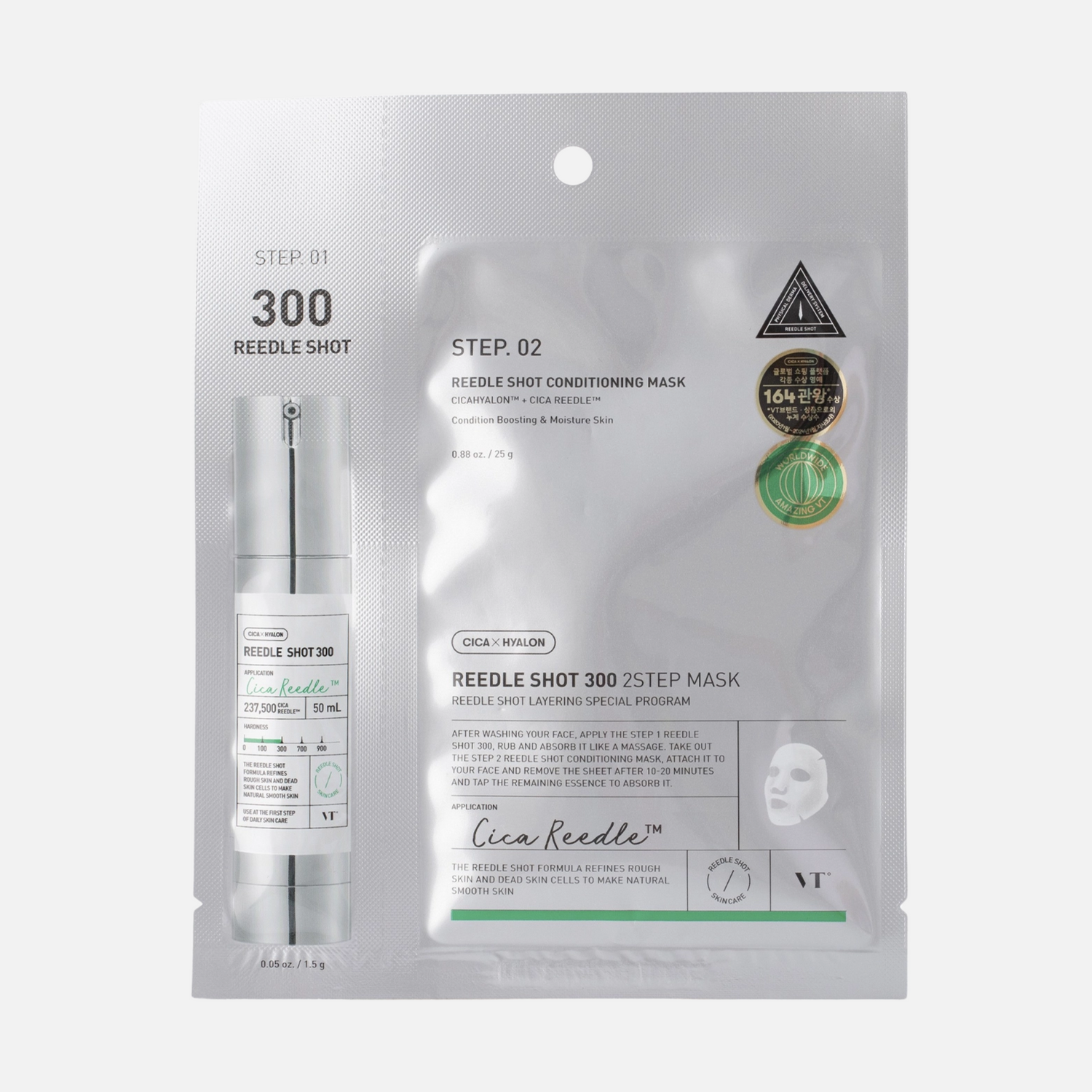 VT Cosmetics Mild Reedle Shot 300 2-Step Mask