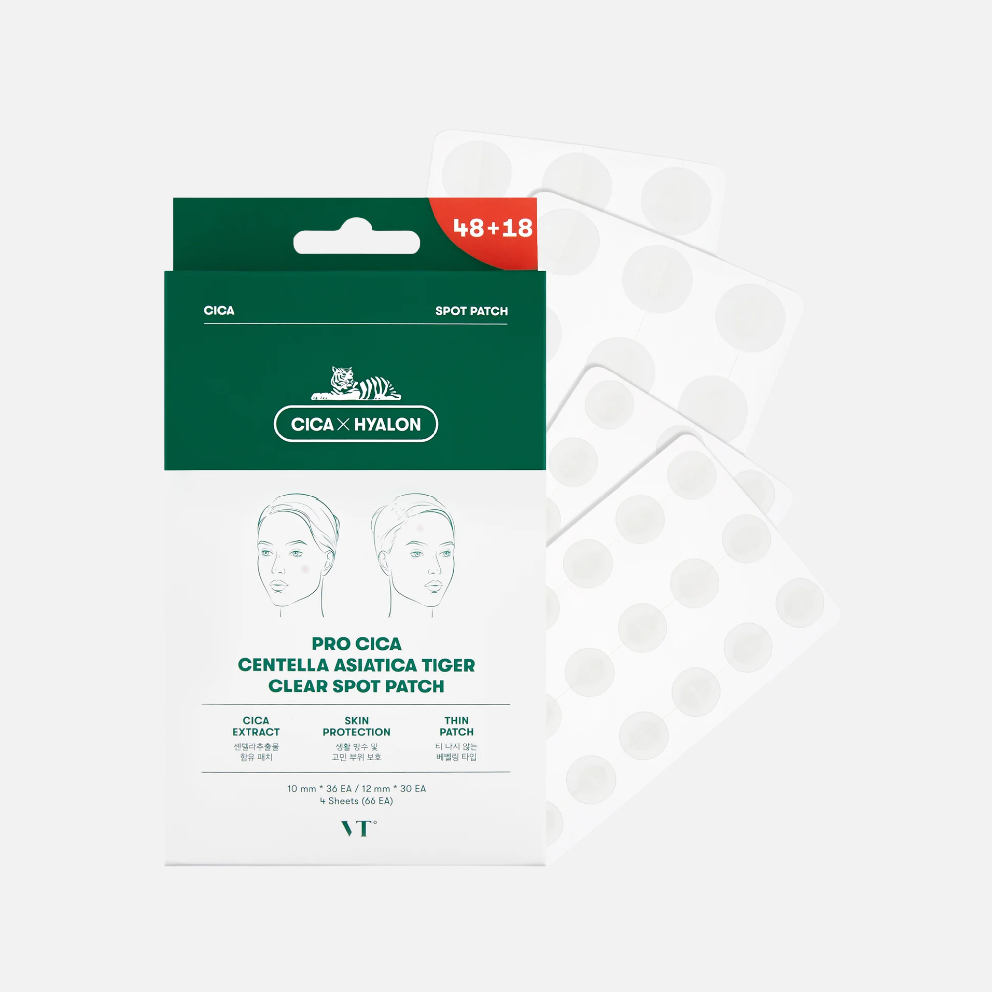 VT Cosmetics Pro CICA Centella Asiatica Tiger Clear Spot Patch