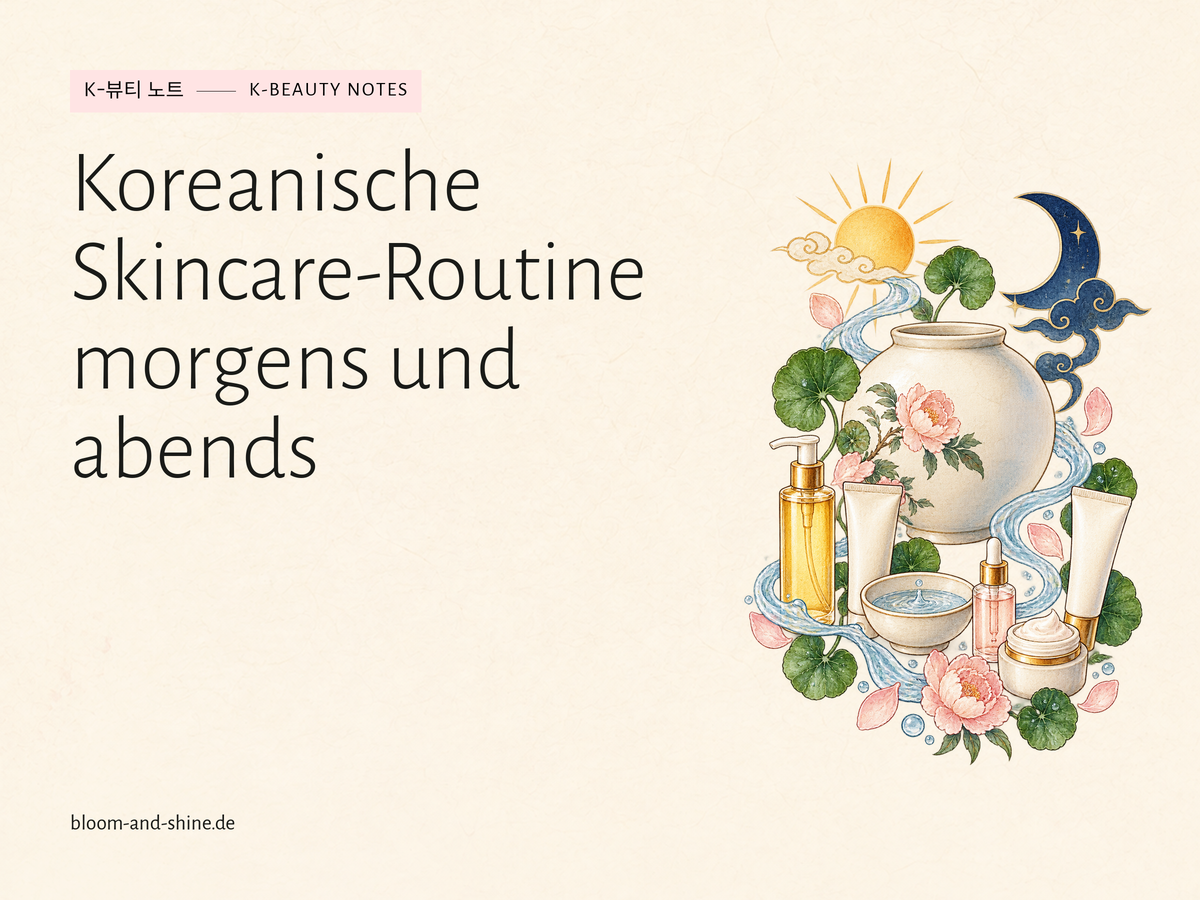 Koreanische Skincare-Routine morgens und abends