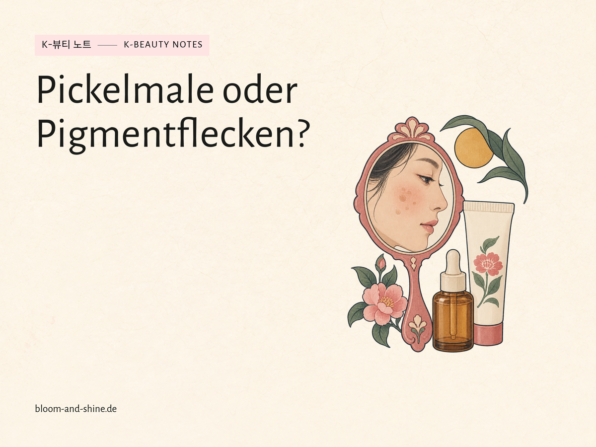 Pickelmale oder Pigmentflecken: Wie du deine Pflege auswählst