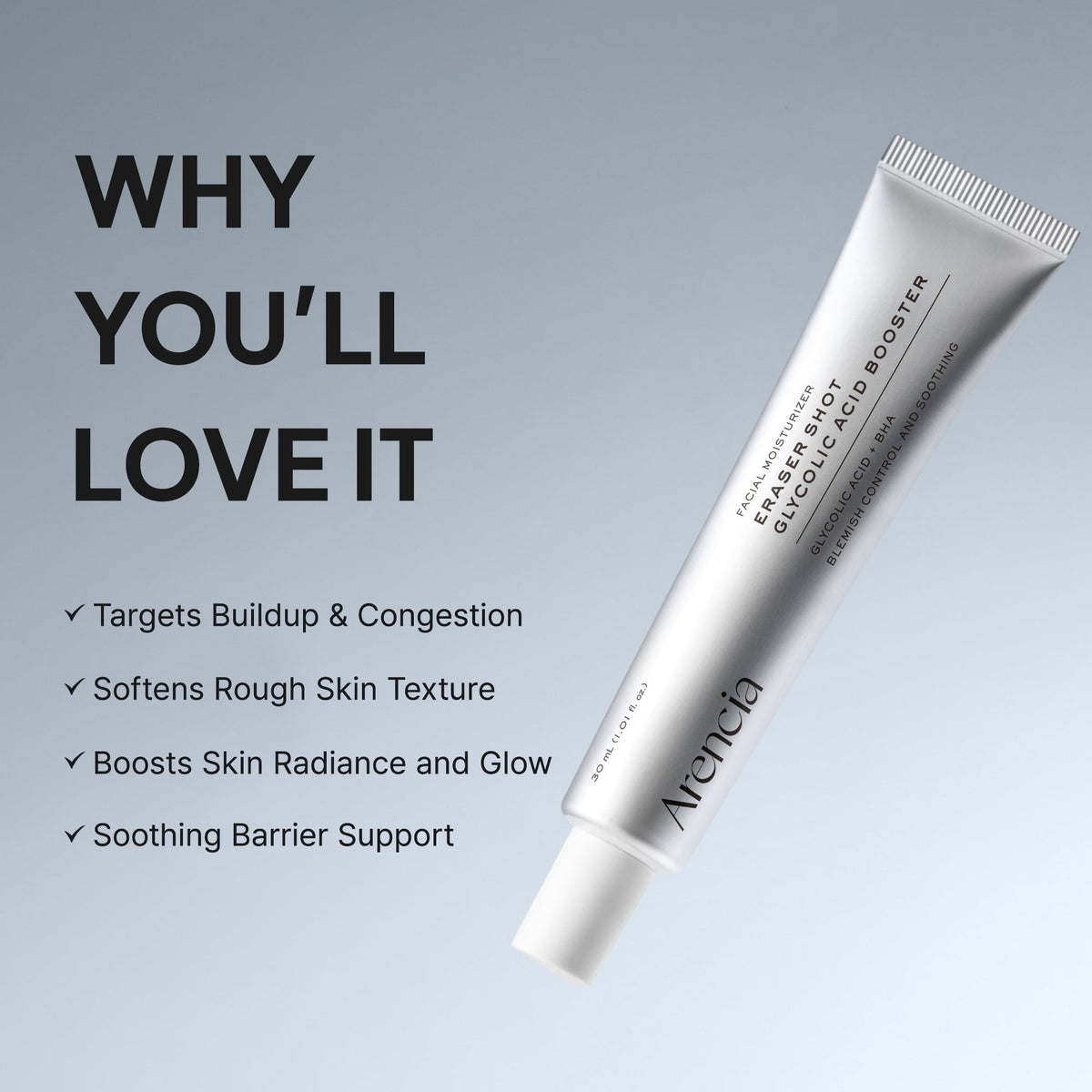 Arencia Eraser Shot Glycolic Acid Booster 30ml – Produktdetail 4