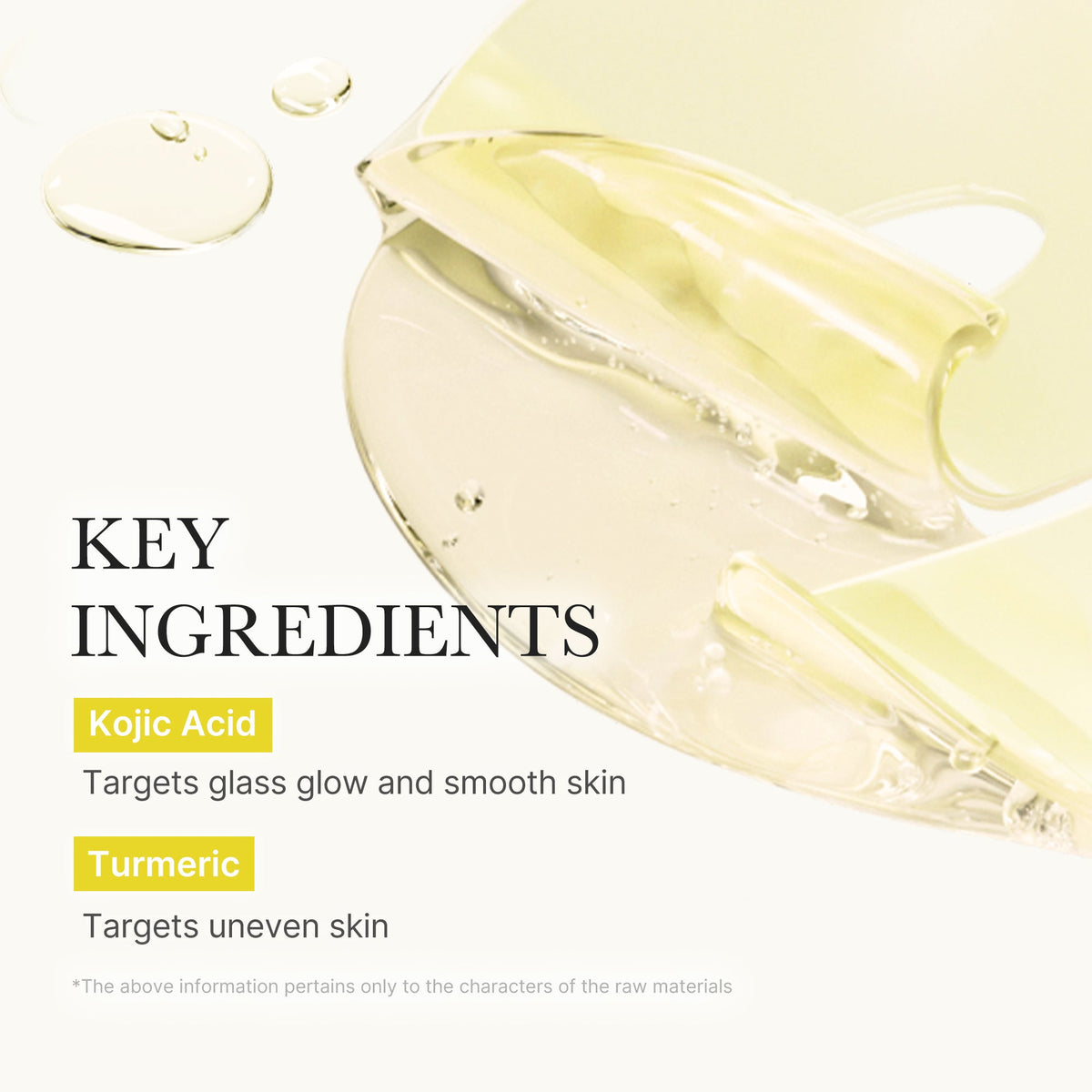 Medicube Kojic Acid Turmeric Brightening Gel Mask 4 Stück – Wirkstoffübersicht