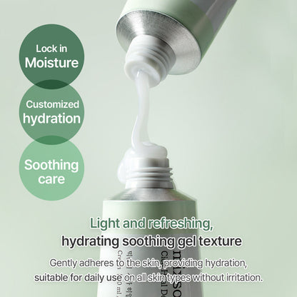 Gelartige Cremetextur, die aus der Tube gedrückt wird