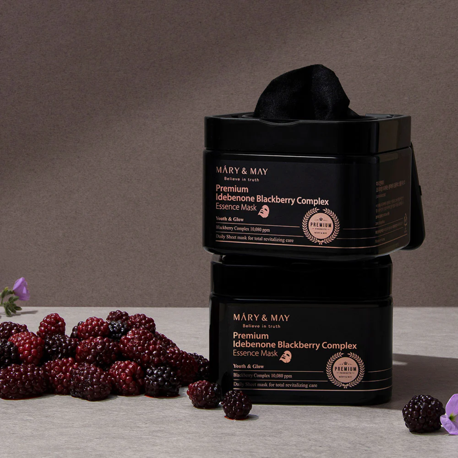 Mary&amp;May Premium Idebenone Blackberry Complex Essence Mask