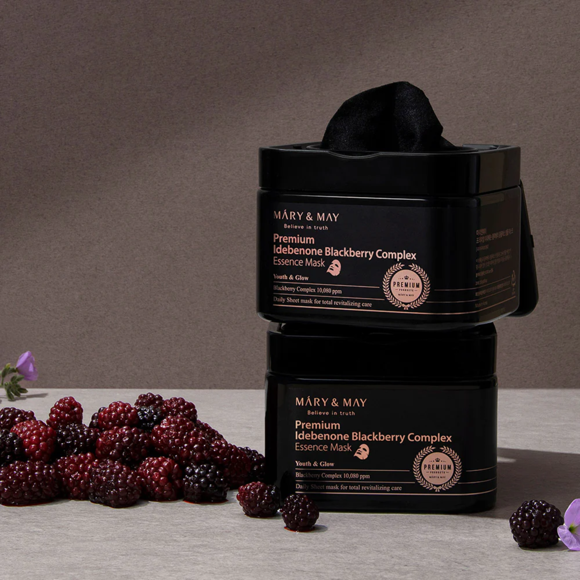 Mary&amp;May Premium Idebenone Blackberry Complex Essence Mask