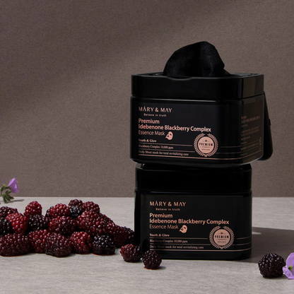 Mary&amp;May Premium Idebenone Blackberry Complex Essence Mask