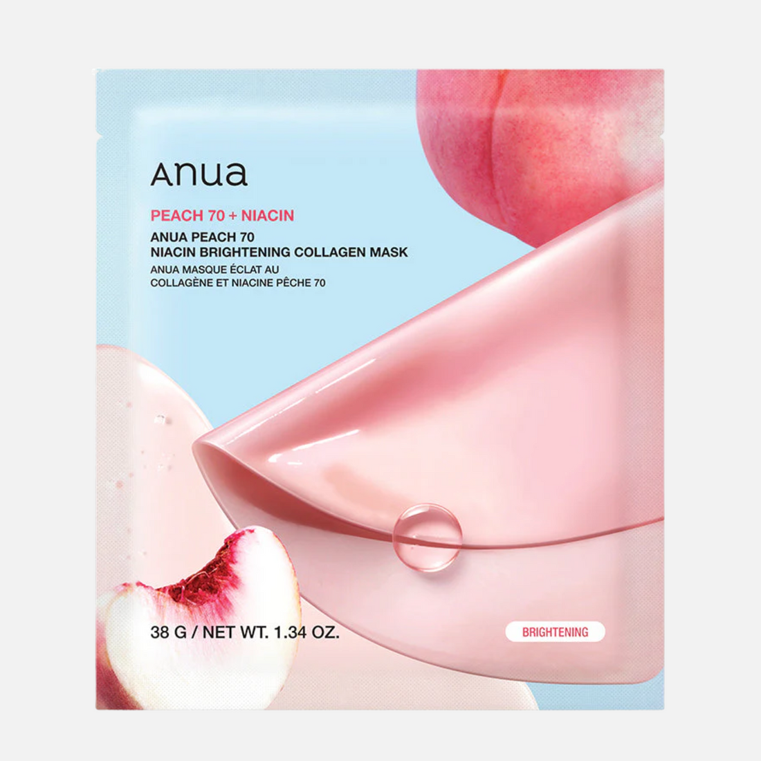Anua Peach 70 Niacin Brightening Collagen Mask