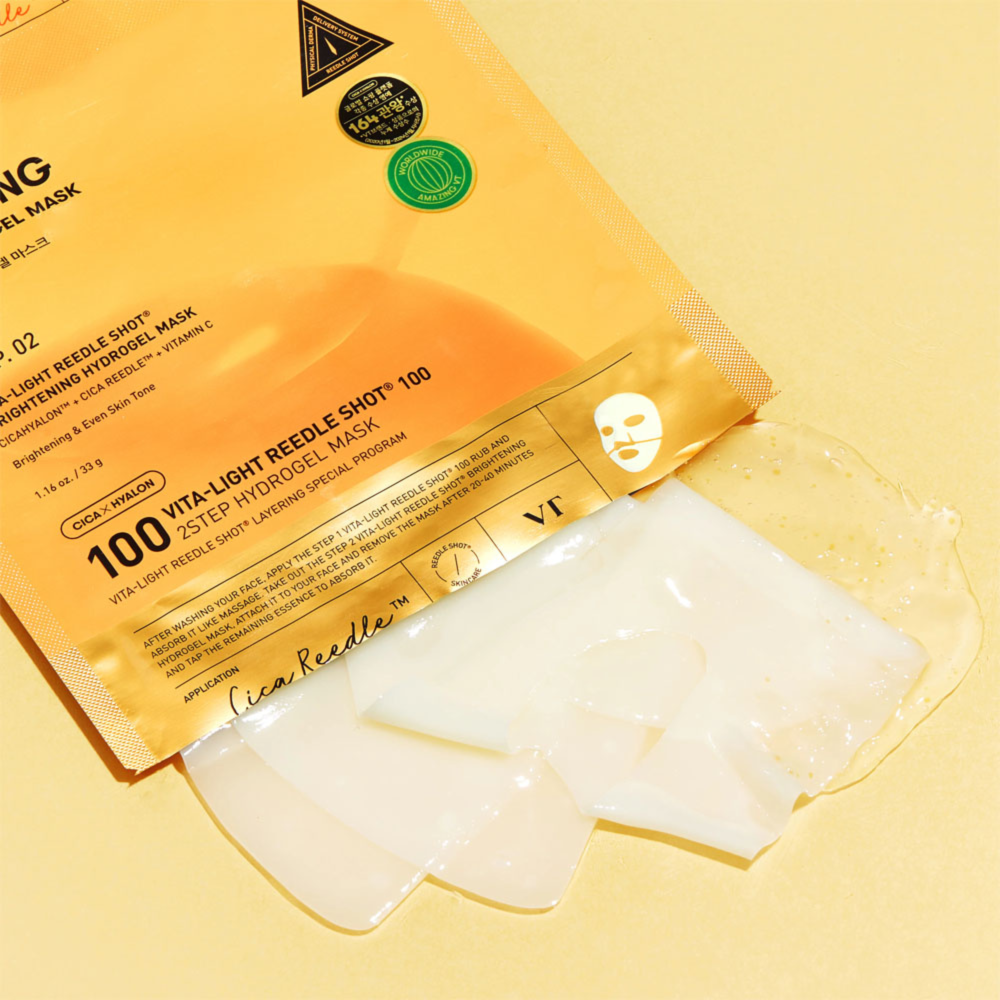 VT Cosmetics Vita-Light Reedle Shot 100 2Step Hydrogel mask