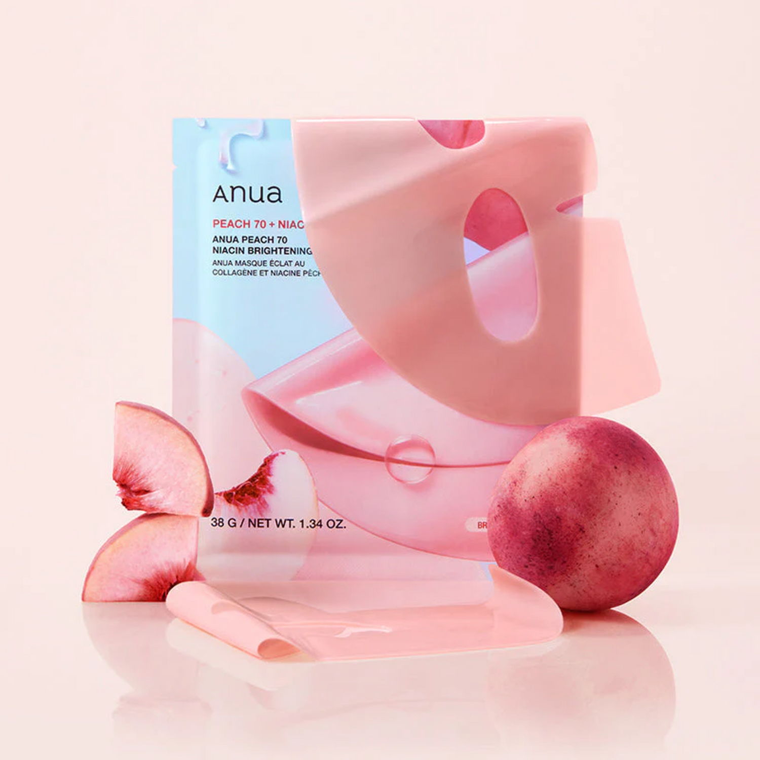 Anua Peach 70 Niacin Brightening Collagen Mask