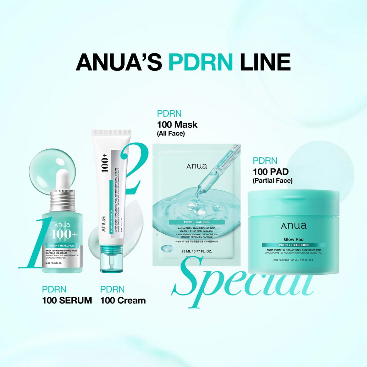 Anua PDRN Hyaluronic Acid Capsule 100 Serum Mask