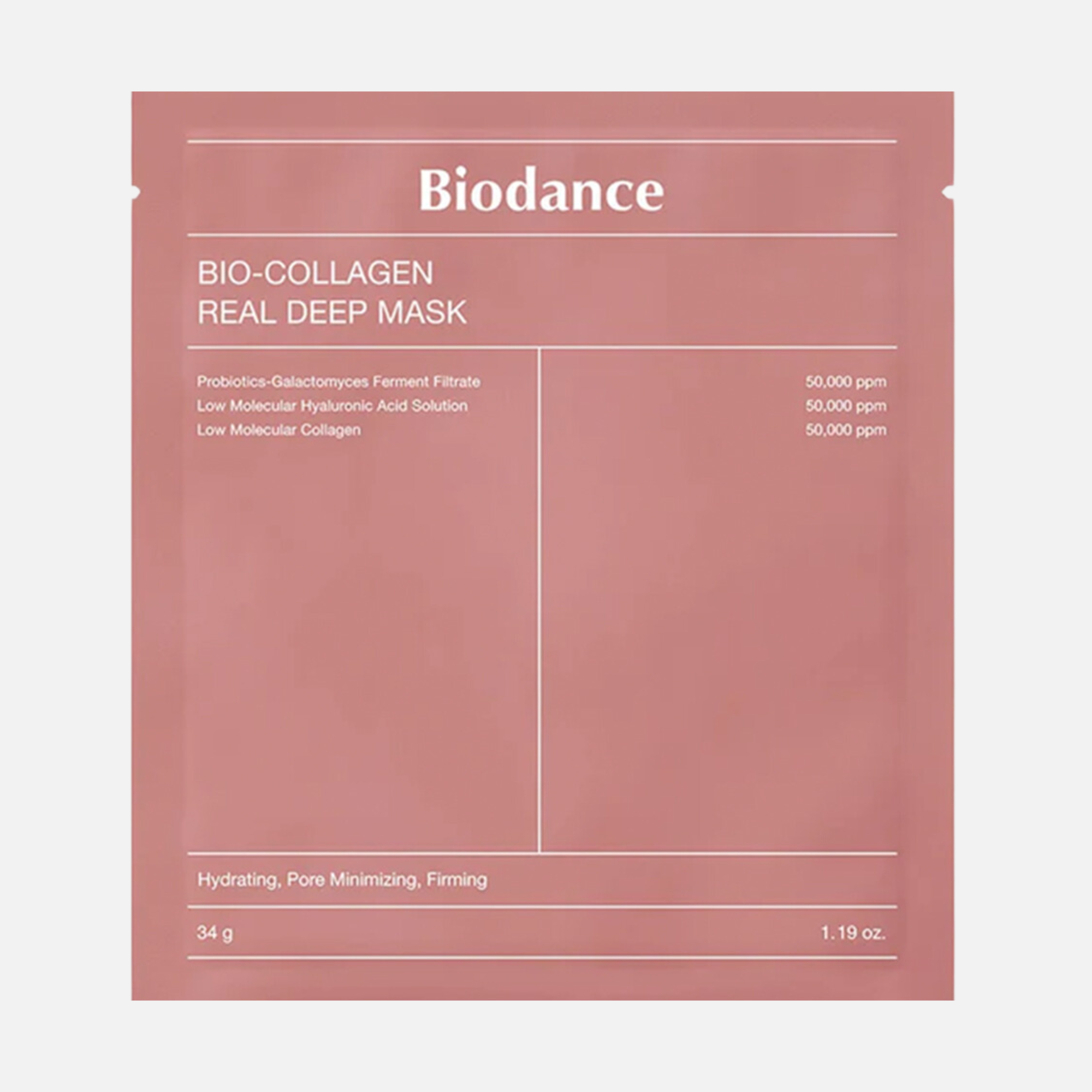 Biodance Bio Collagen-Real Deep Mask Pack 4pc
