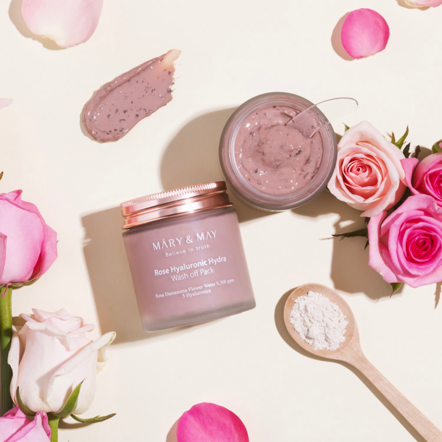 Mary &amp; May Rose Hyaluronic Hydra Wash Off Pack