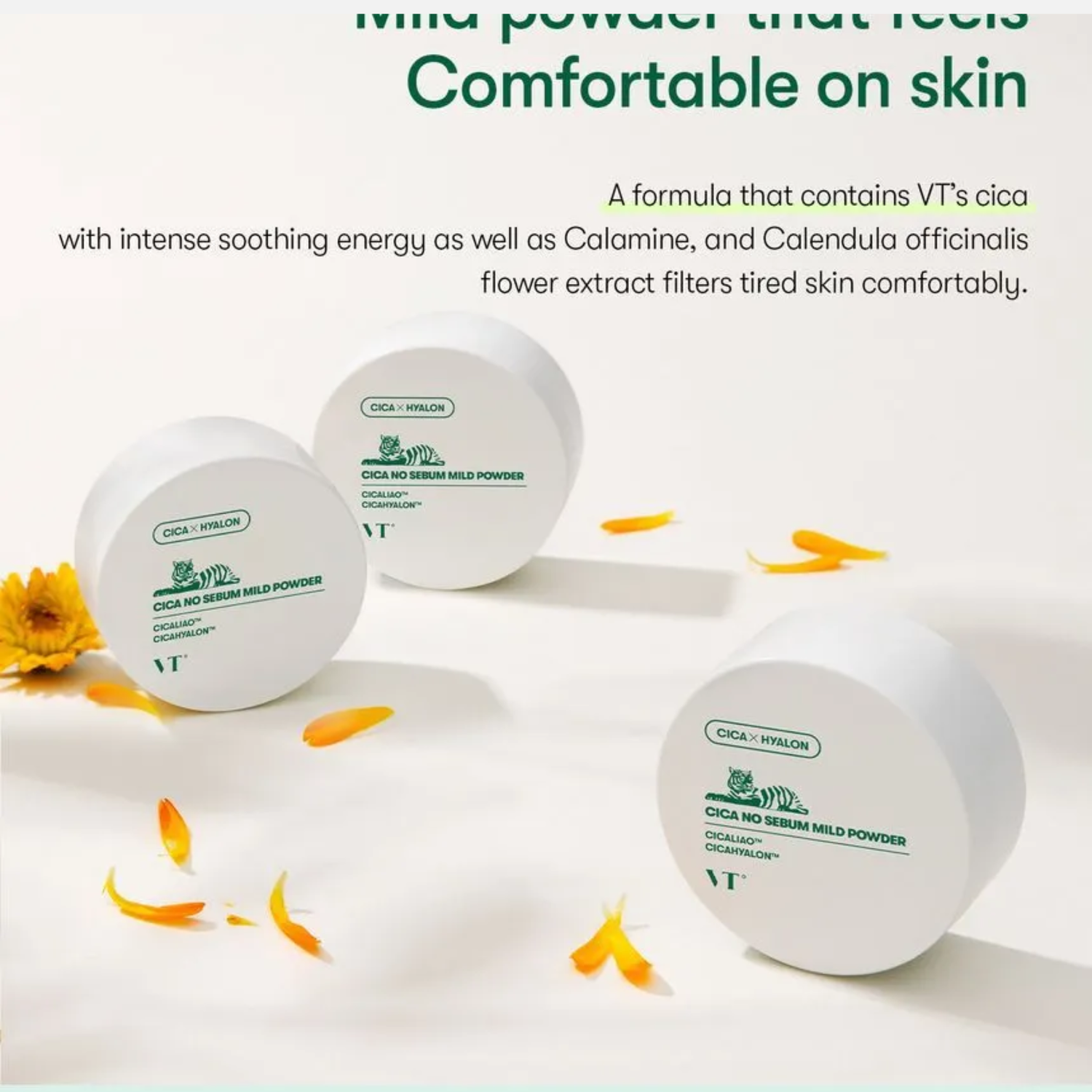 VT Cosmetics Cica No-Sebum Mild Powder