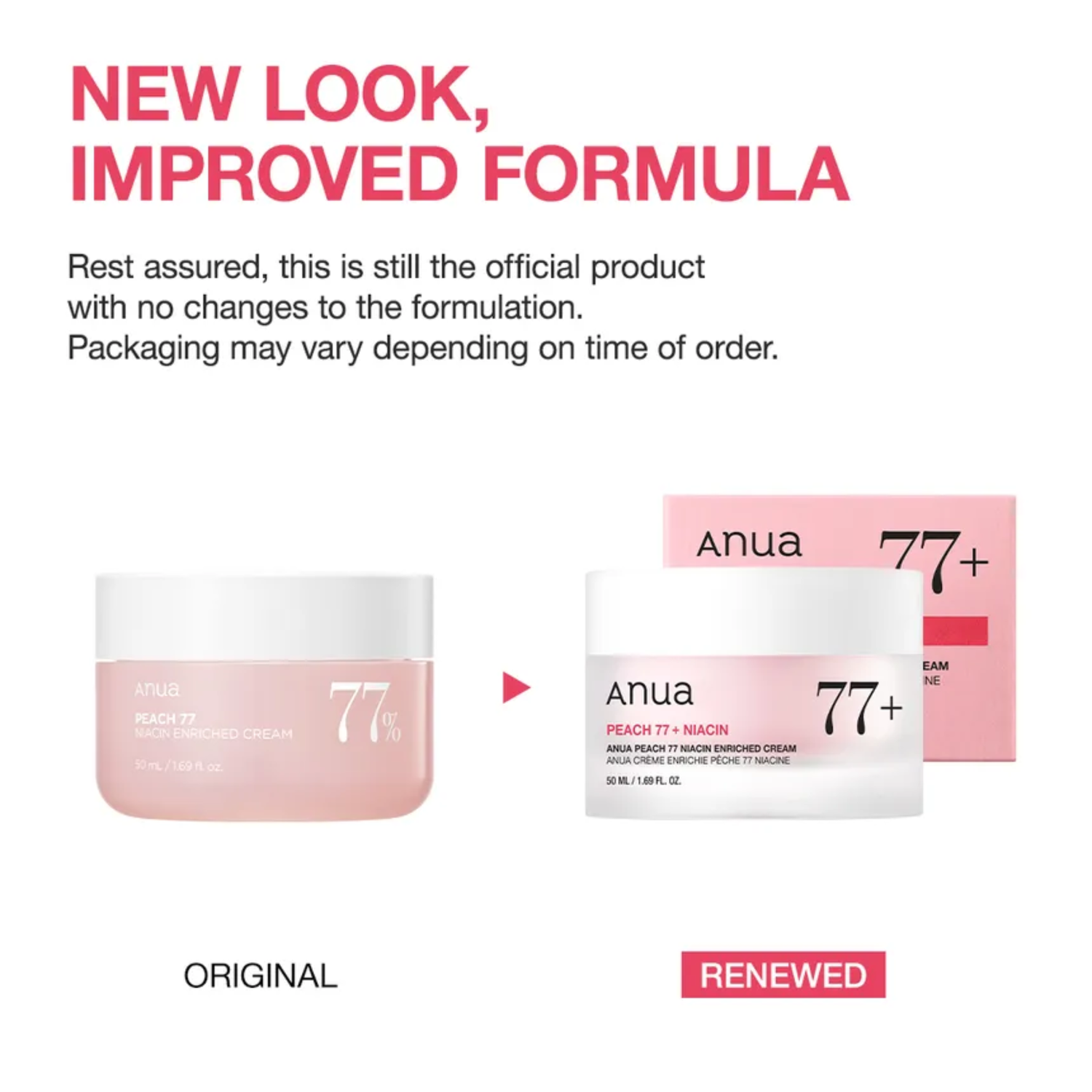 Anua Peach 77% Niacin Enriched Cream